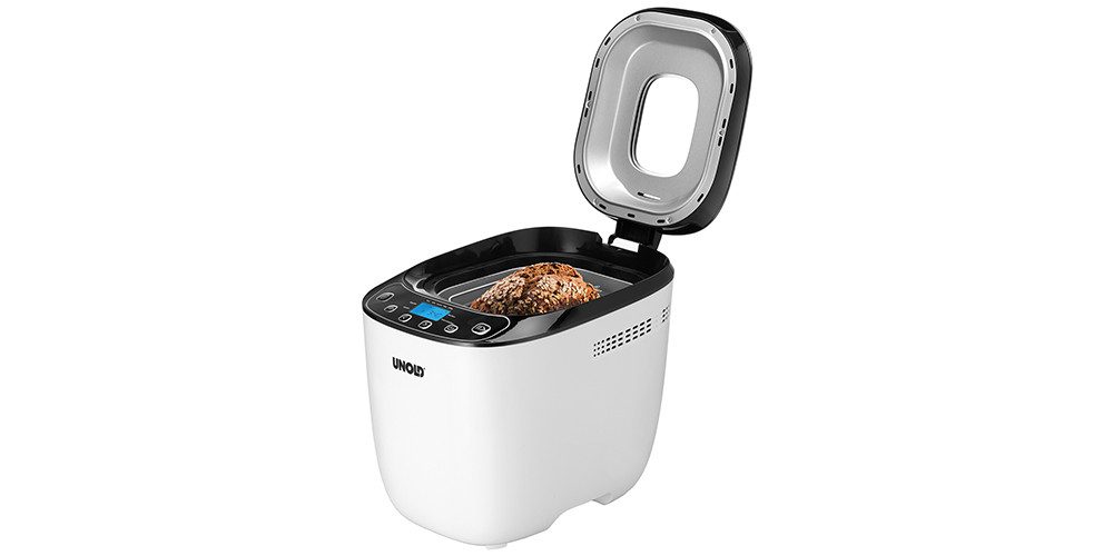 Unold Brotbackautomat Backmeister® Design 68010, 12 Programme, 550,00 W, Warmhaltefunktion Bräunungsgrad und Brotgröße wählbar