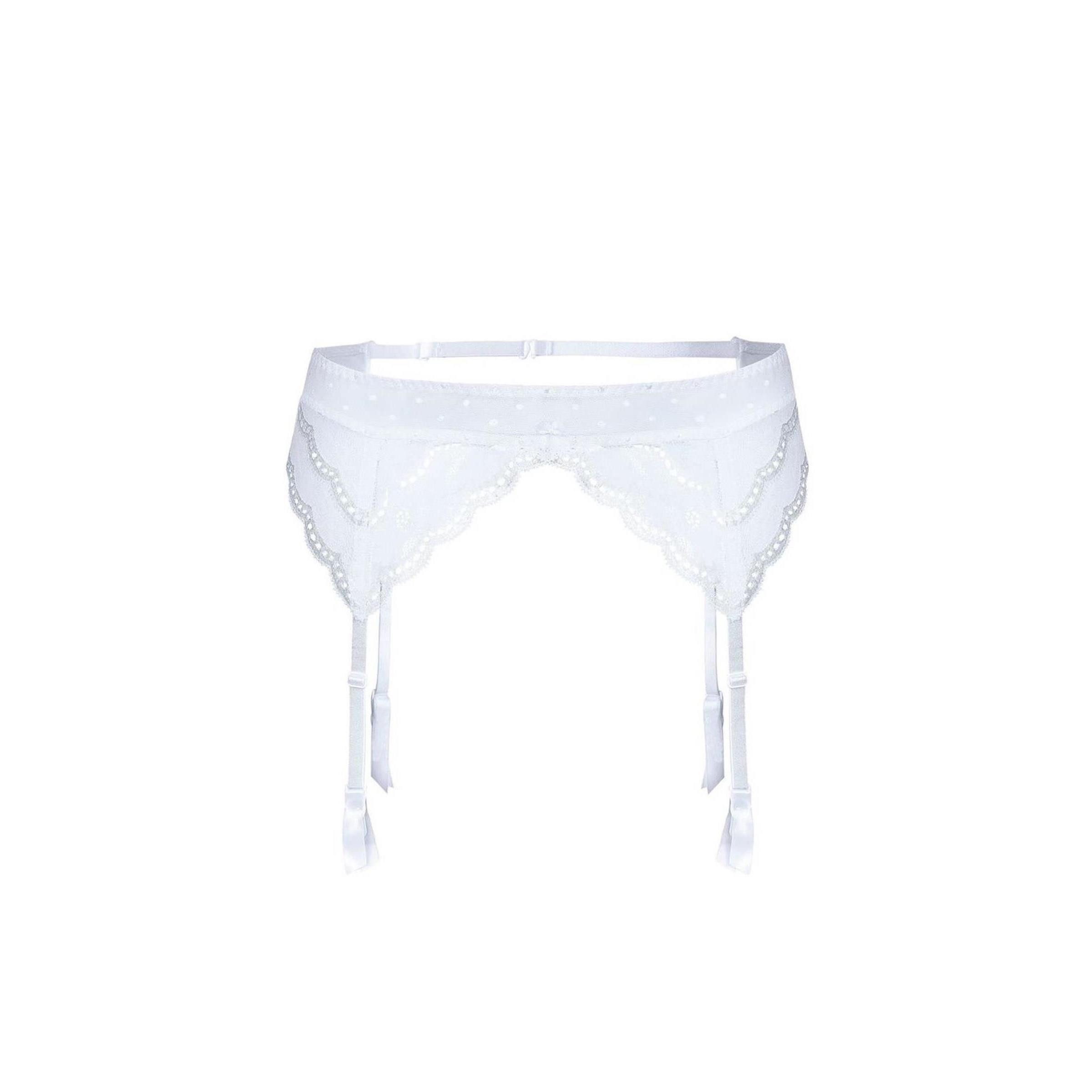Róza Strapsgürtel RZ LaGerta garter belt white - (L/XL,S/M) günstig online kaufen