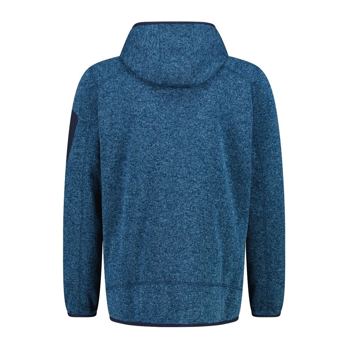 CMP Fleecejacke MAN Fleece Jacket FIX Hood Vielseitige Herrenjacke aus Knit-Tech-Fleece, ideal für