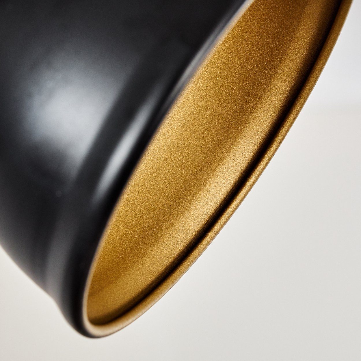Strahlern, verstellbaren hofstein in Retro/Vintage Leuchtmittel, im ohne aus Schwarz/Gold, mit 3xE14, Deckenlampe Design Metall Spot »Arazane« Deckenleuchte