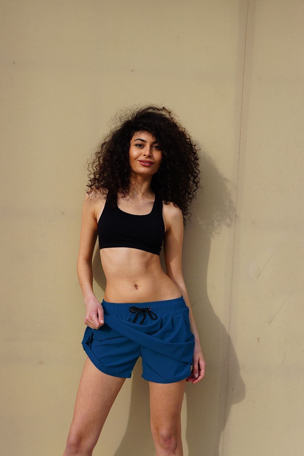 Shorts Damen Lycra Strandrock Shorts