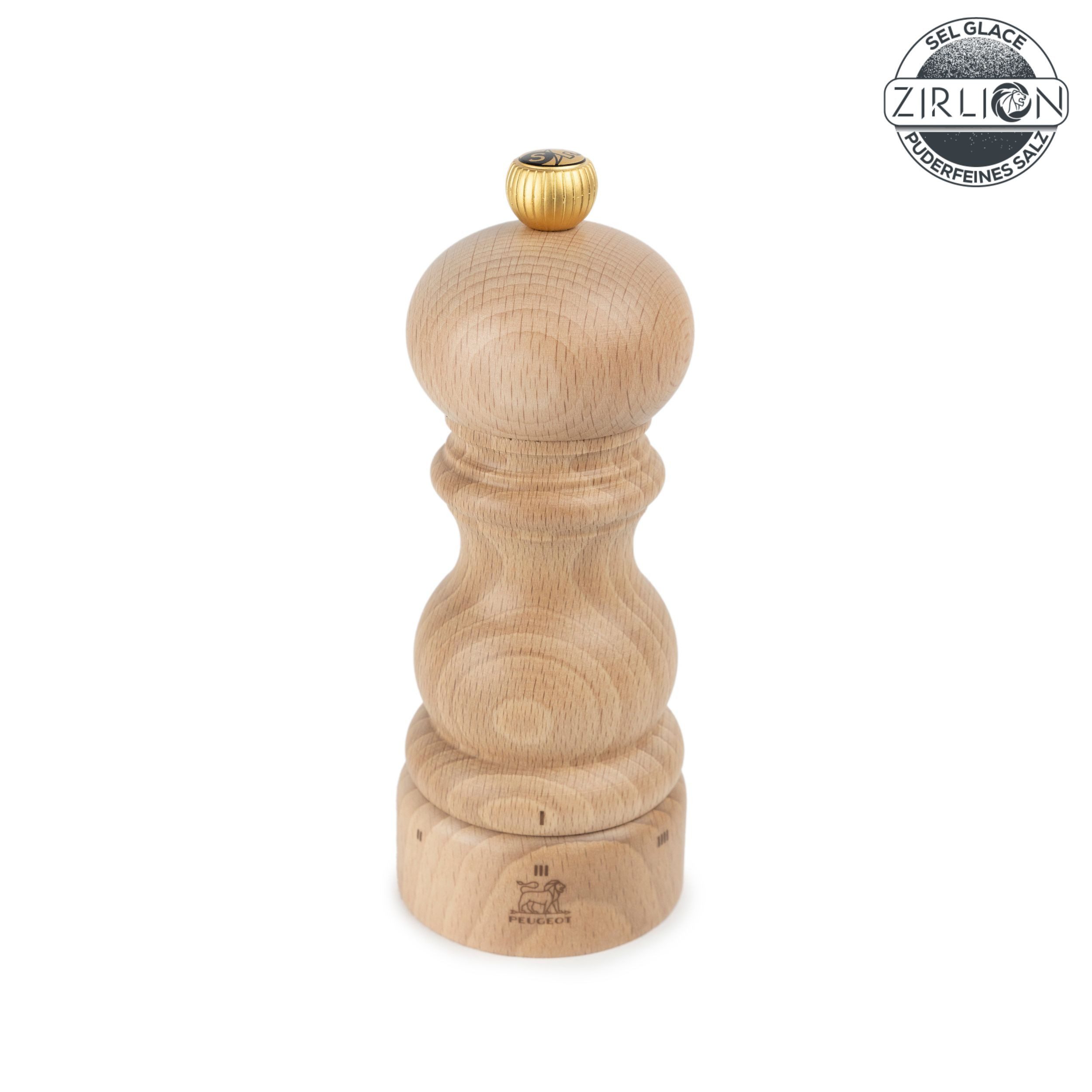 PEUGEOT Salzmühle PARIS 15cm Natur Buchenholz uSelect Zirkonia-Mahlwerk Gewürze Manuell