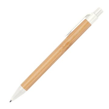 Livepac Office Kugelschreiber 6 Kugelschreiber aus Weizenstroh und Bambus / 6 Farben