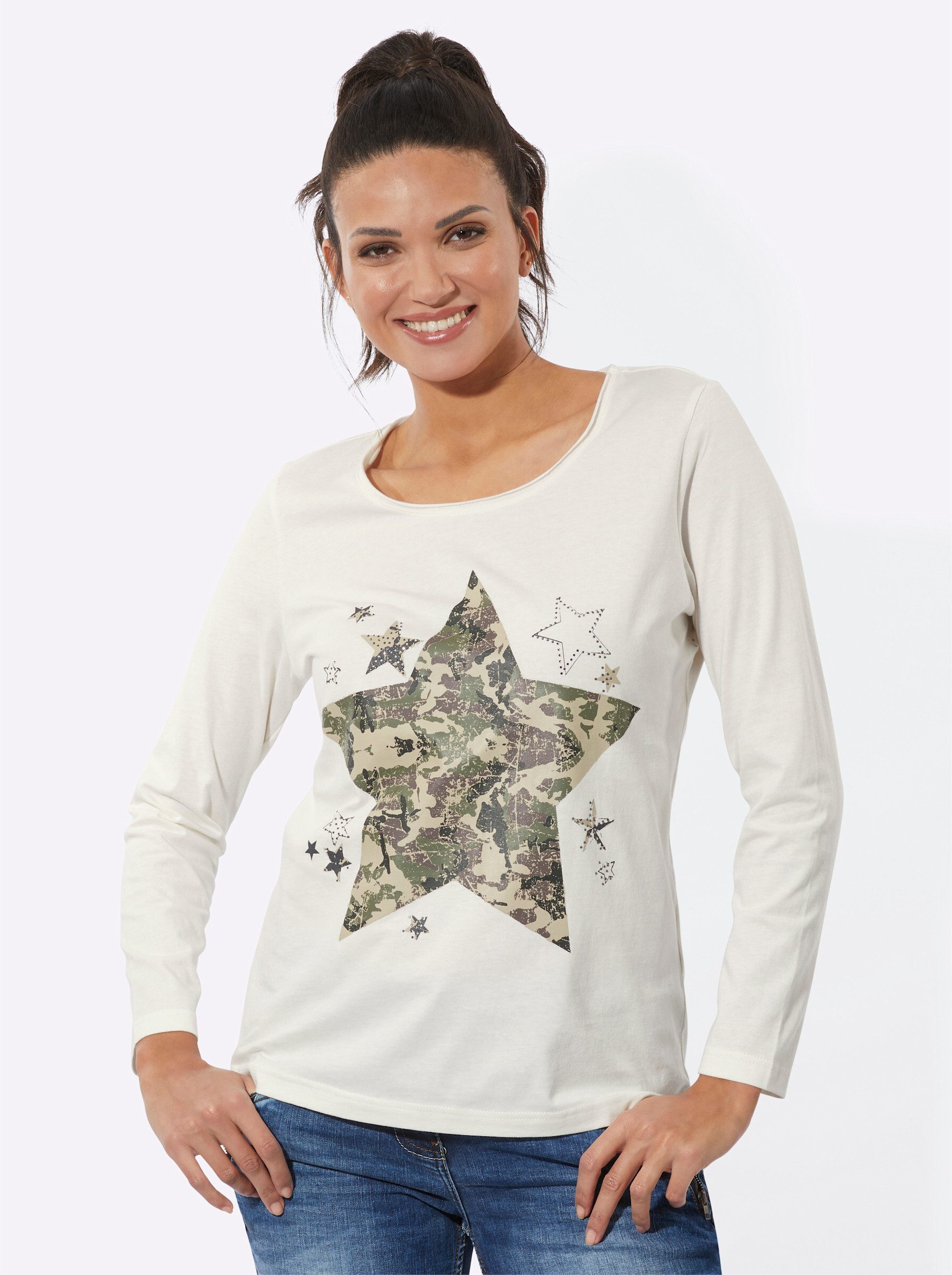 Sieh an! T-Shirt Langarmshirt günstig online kaufen