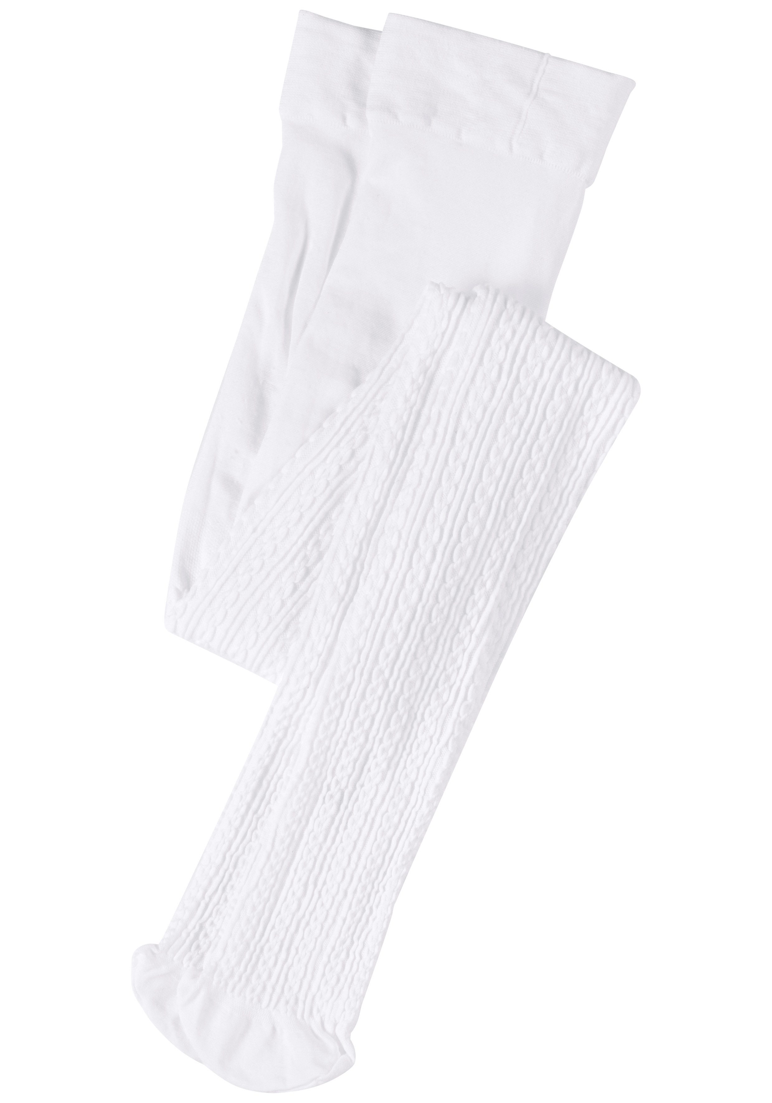 H.I.S Feinstrumpfhose (Packung 2 St) mit Zopfmuster