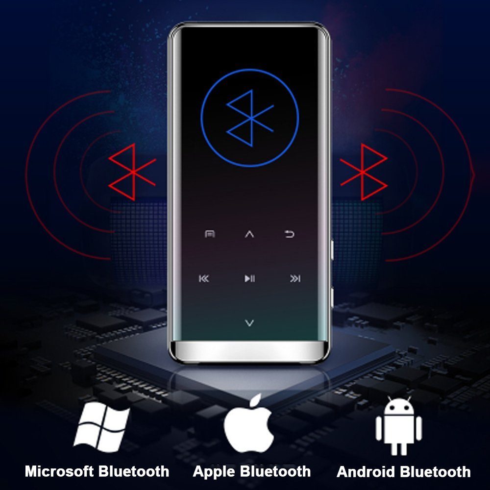 1,5 Zoll TFT MP3-Player mit Farbbildschirm Player Bluetooth MP3 4.0 GelldG 32GB