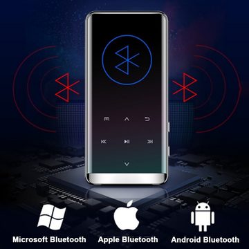 GelldG 32GB MP3 Player Bluetooth 4.0 mit 1,5 Zoll TFT Farbbildschirm MP3-Player