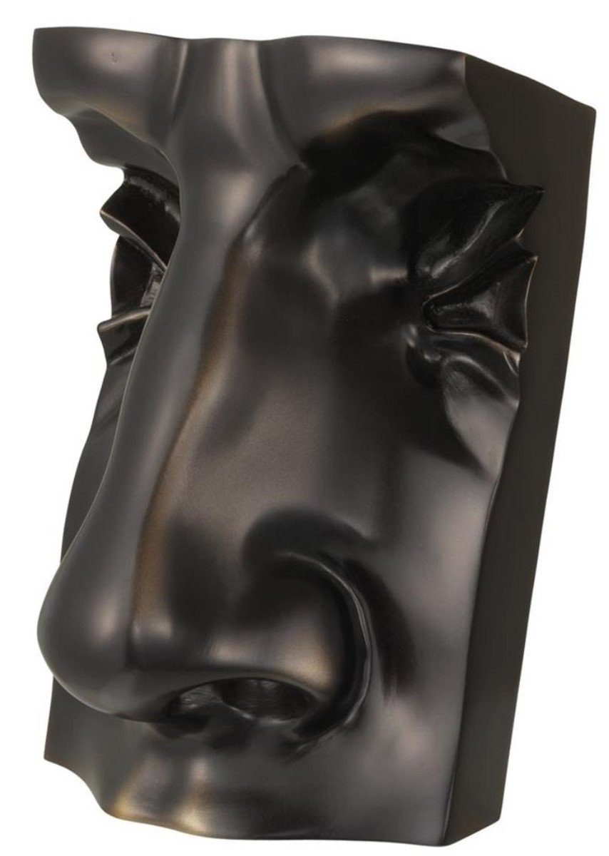 Casa Padrino Dekoobjekt Designer Deko Objekt Gesicht Antik Bronze 15 x 12 x H. 23 cm - Luxus Kollektion