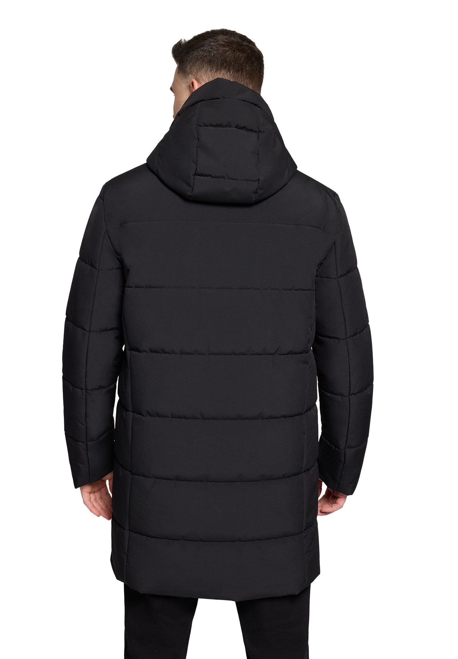 VOICE Outdoorjacke Herren Winterjacke Wintermantel mit Kapuze