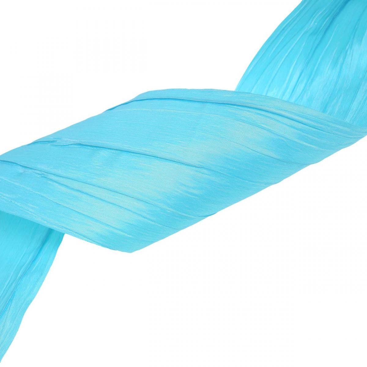 Mabella Decorbänder GmbH Tischläufer Tischband Crash Türkis 100mm x 15m - Festliche Deko Band