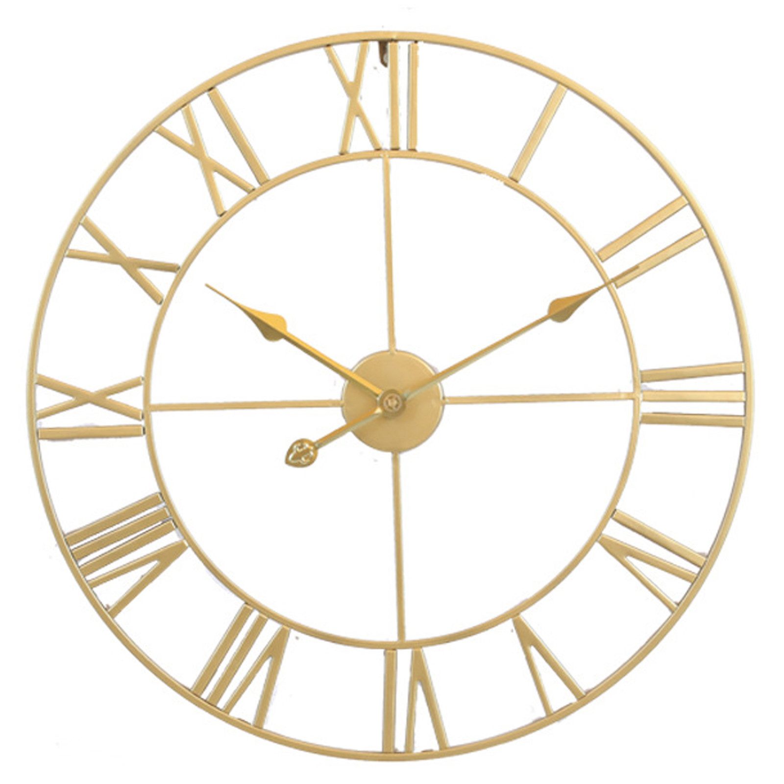 REDOM Wanduhr Lautlos Uhr Dekouhr Große Wanduhr Wohnzimmer Uhr 50 cm Metall günstig online kaufen