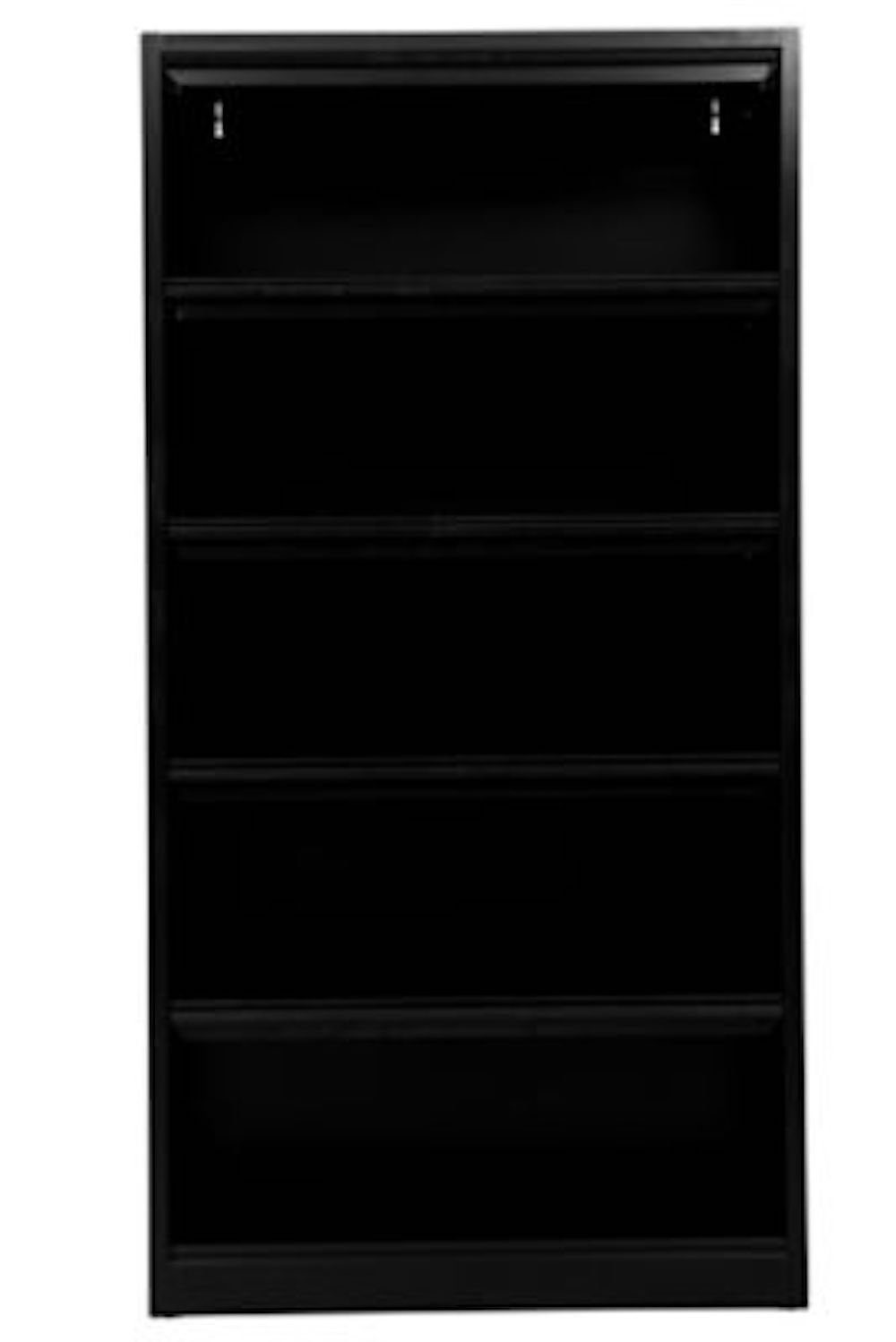 Prospektschrank Werkzeugschrank HxBxT 195x100x42cm, Owl, Schwarz Grau PROREGAL®