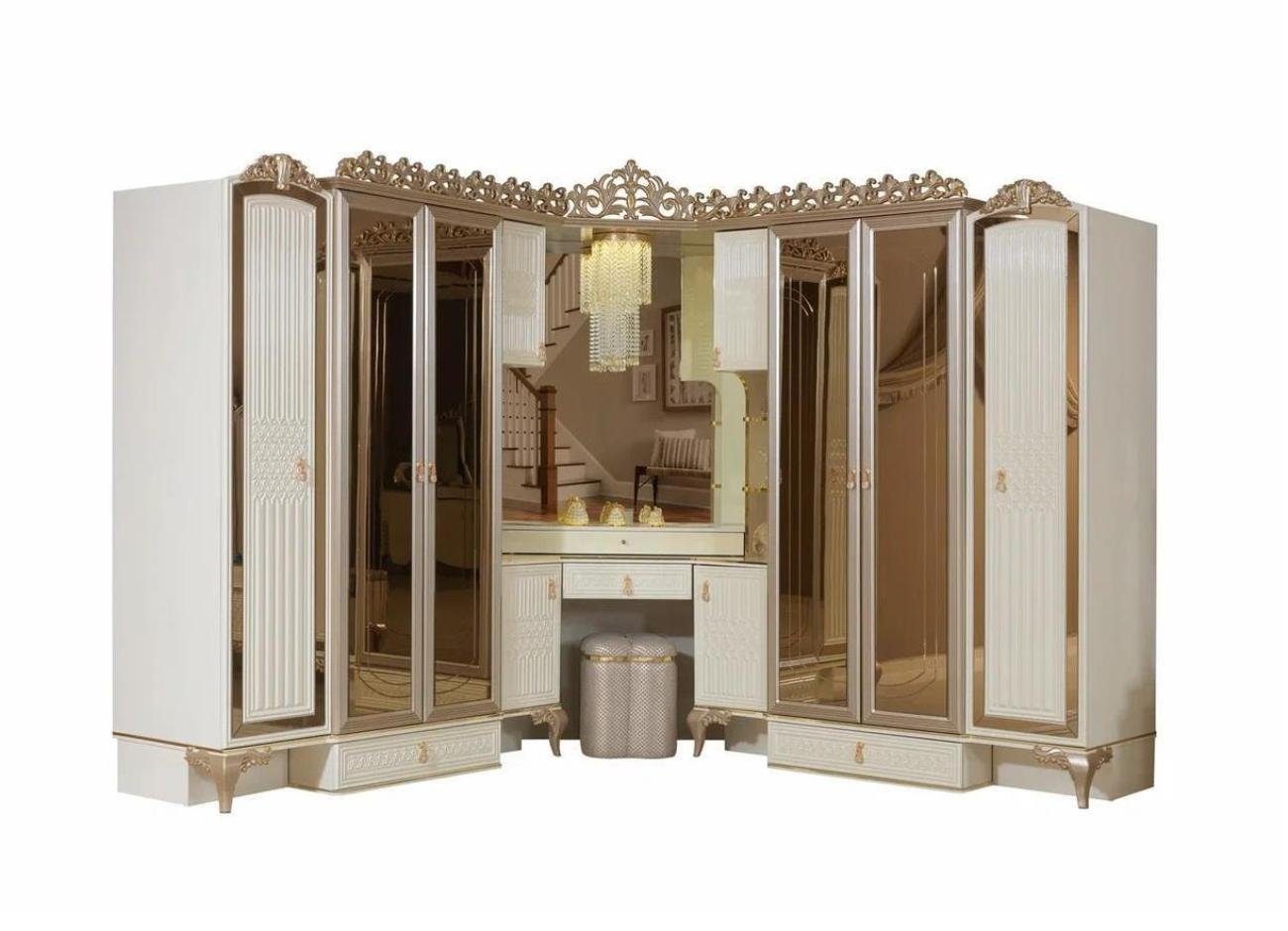 Möbel Design Wohnzimmer Made Modern Eckkleiderschrank) JVmoebel Luxus Holz in Eckschrank Europa Eckkleiderschrank 1x (1-St., Eckschrank