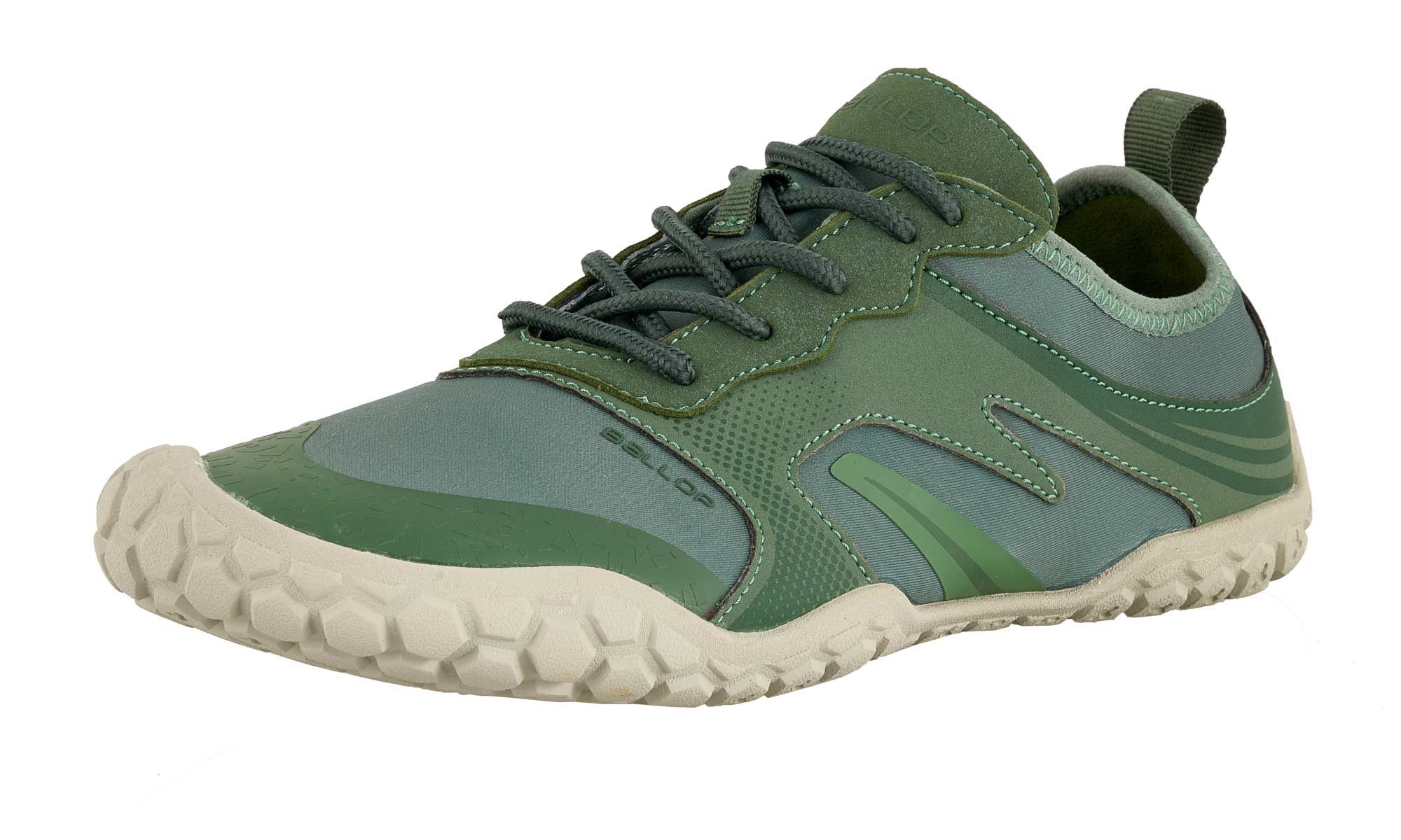 Ballop Barfussschuhe Serengeti (breite Zehenbox) grün Sneaker