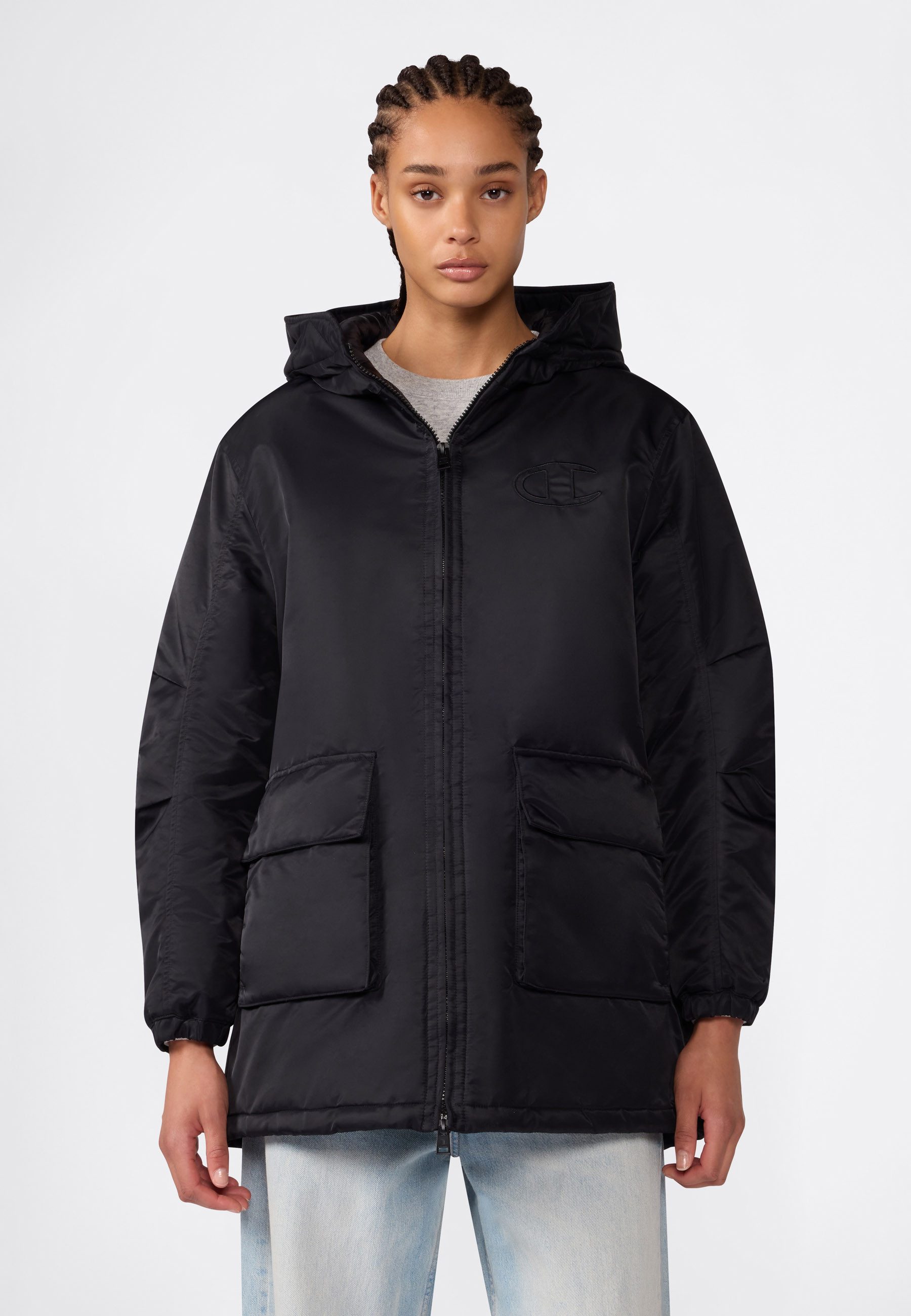 Champion Parka SPORTWEAR JACKET Standard Fit für Kinder und Jugendliche, mit hohem Stehkragen