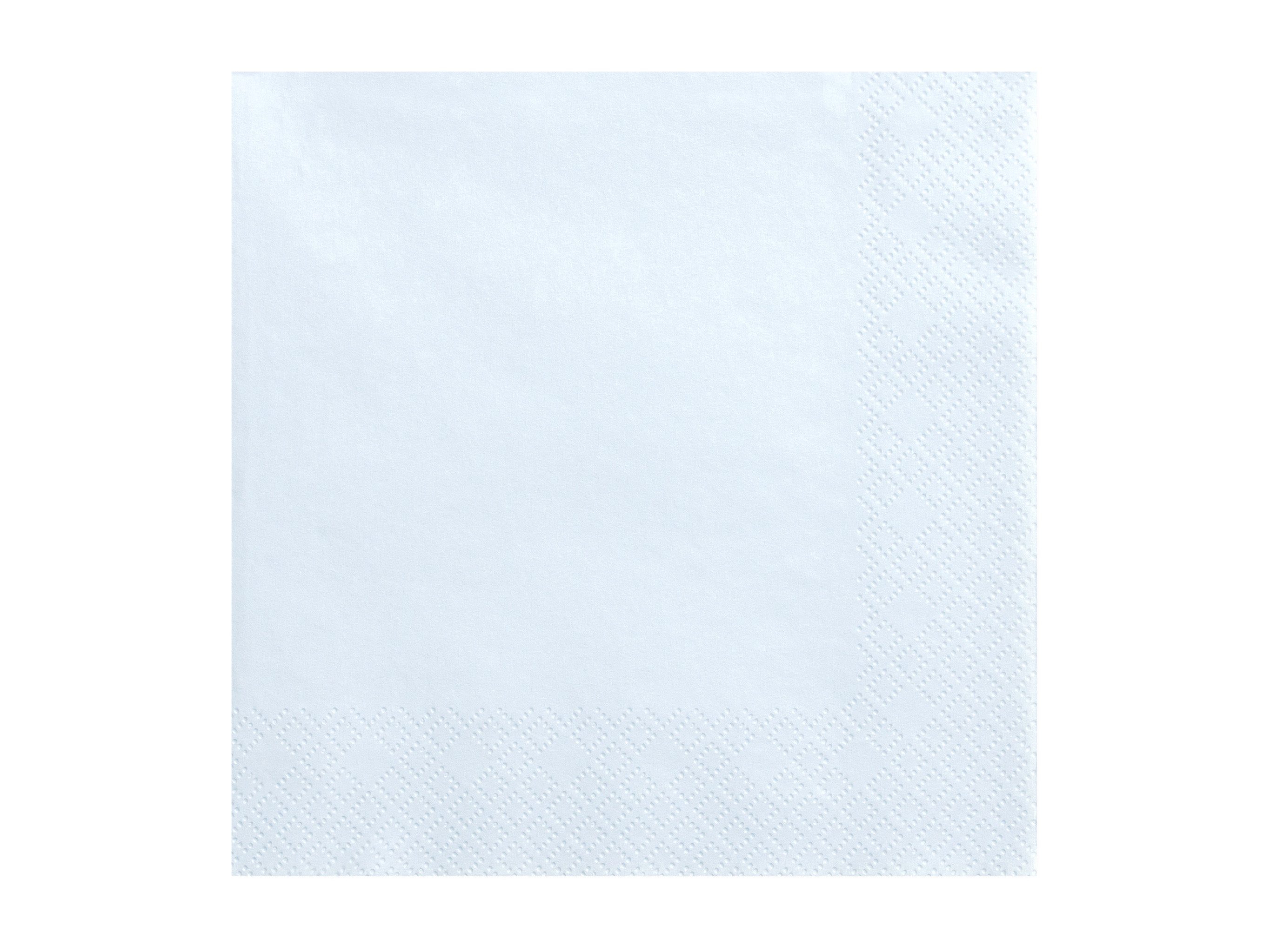partydeco Papierserviette, Салфетки Papier 33x33cm 3-lagig 20 Stück Hellblau