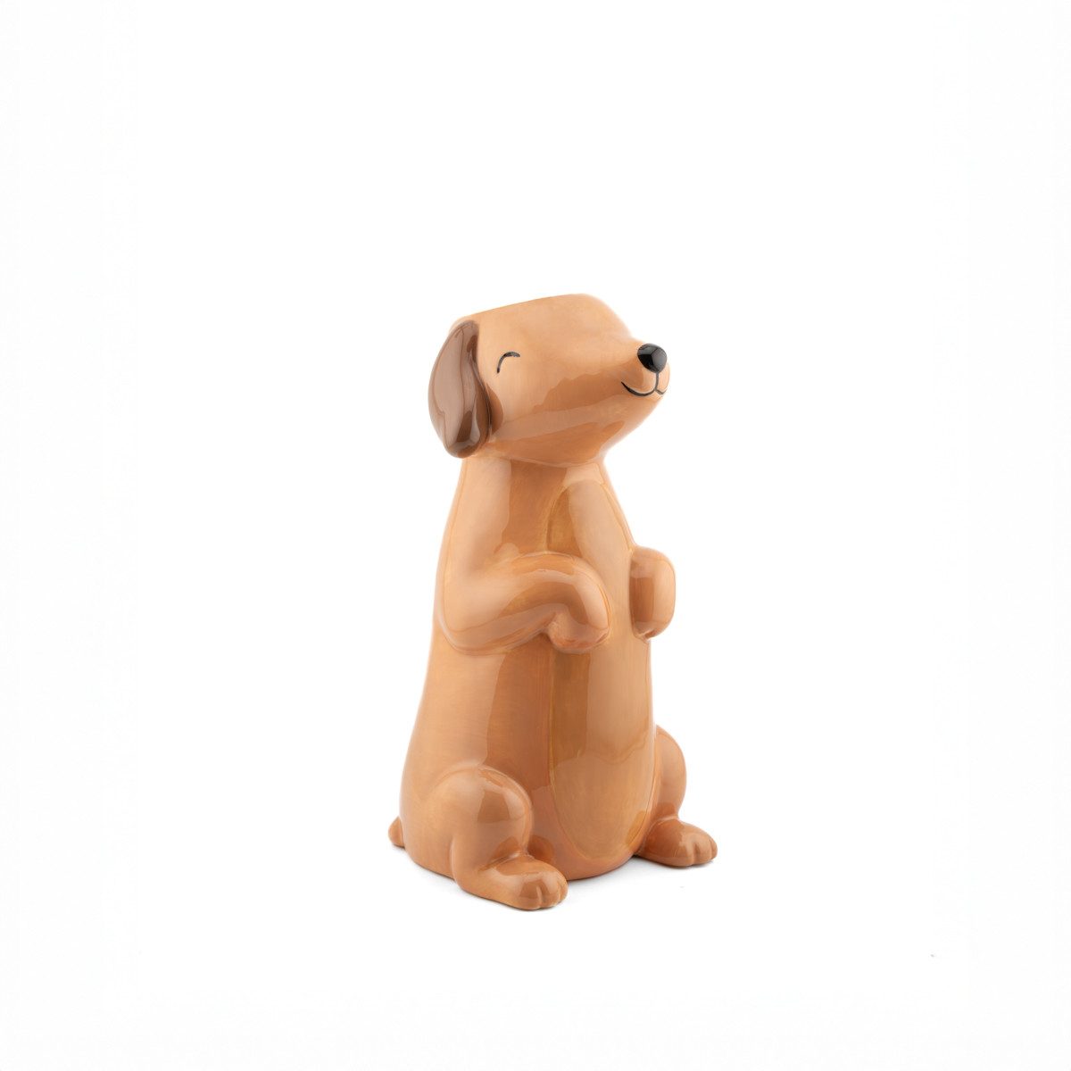 Sass & Belle Dekovase Sausage Dog (Porzellan, 1 St., Vase), Dackel, ca. 10 x 10,5 x 20 cm