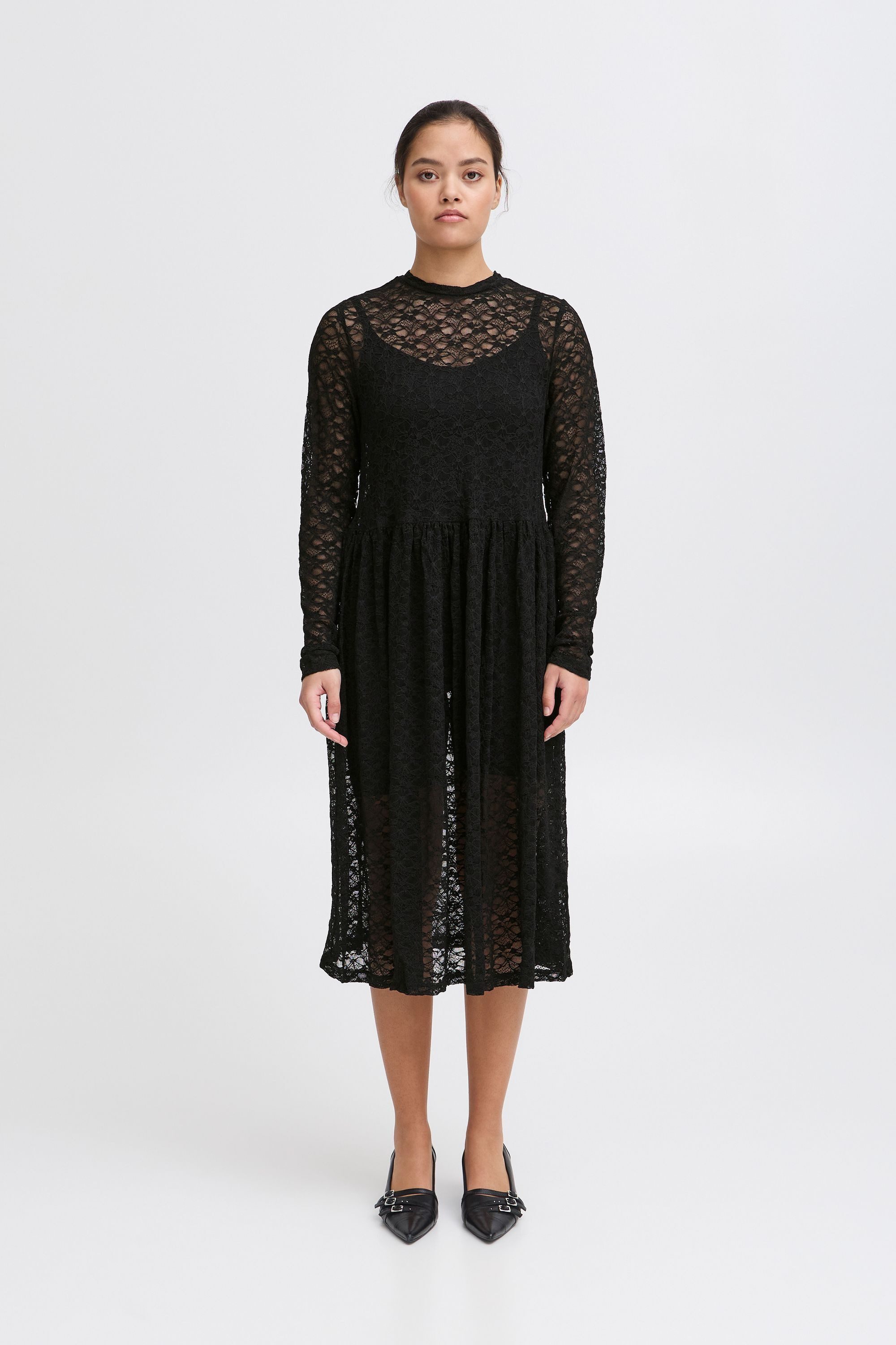 Ichi Jerseykleid Midikleid