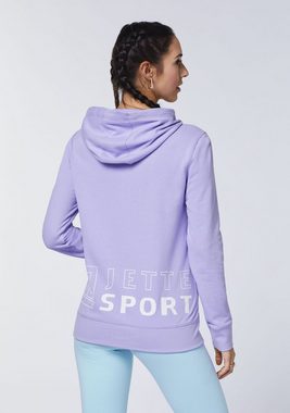 JETTE SPORT Kapuzensweatshirt mit Logo-Akzenten