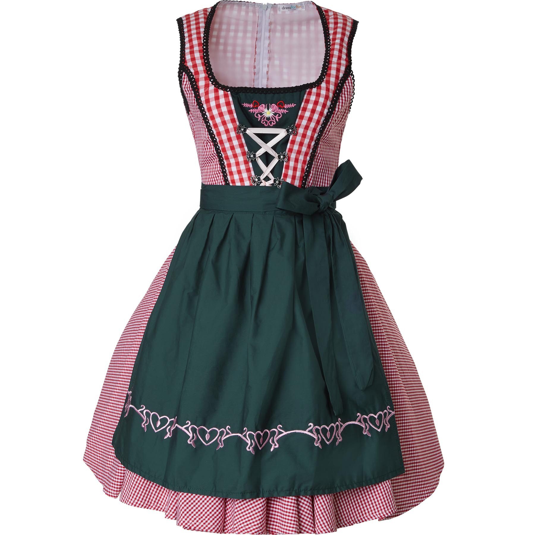 dressforfun Dirndl Frauenkostüm Mini-Dirndl Berchtesgaden Modell 1 günstig online kaufen