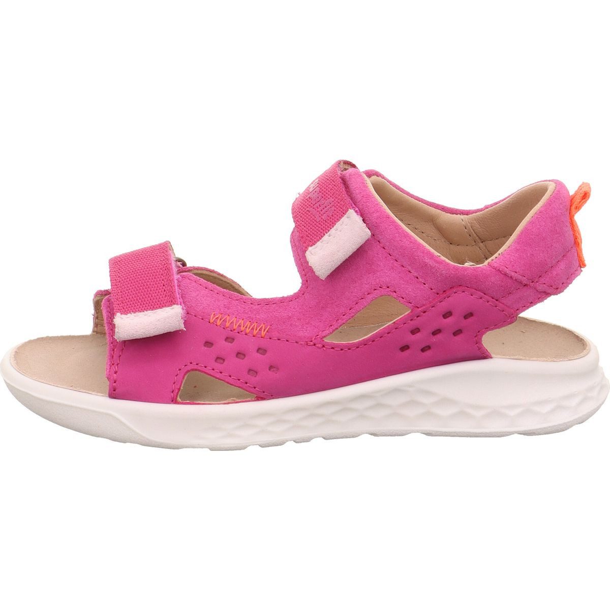 Superfit Lagoon Midi Outdoorsandale Modische Sandale für Jungen mit Nubukleder, Klettverschluss und