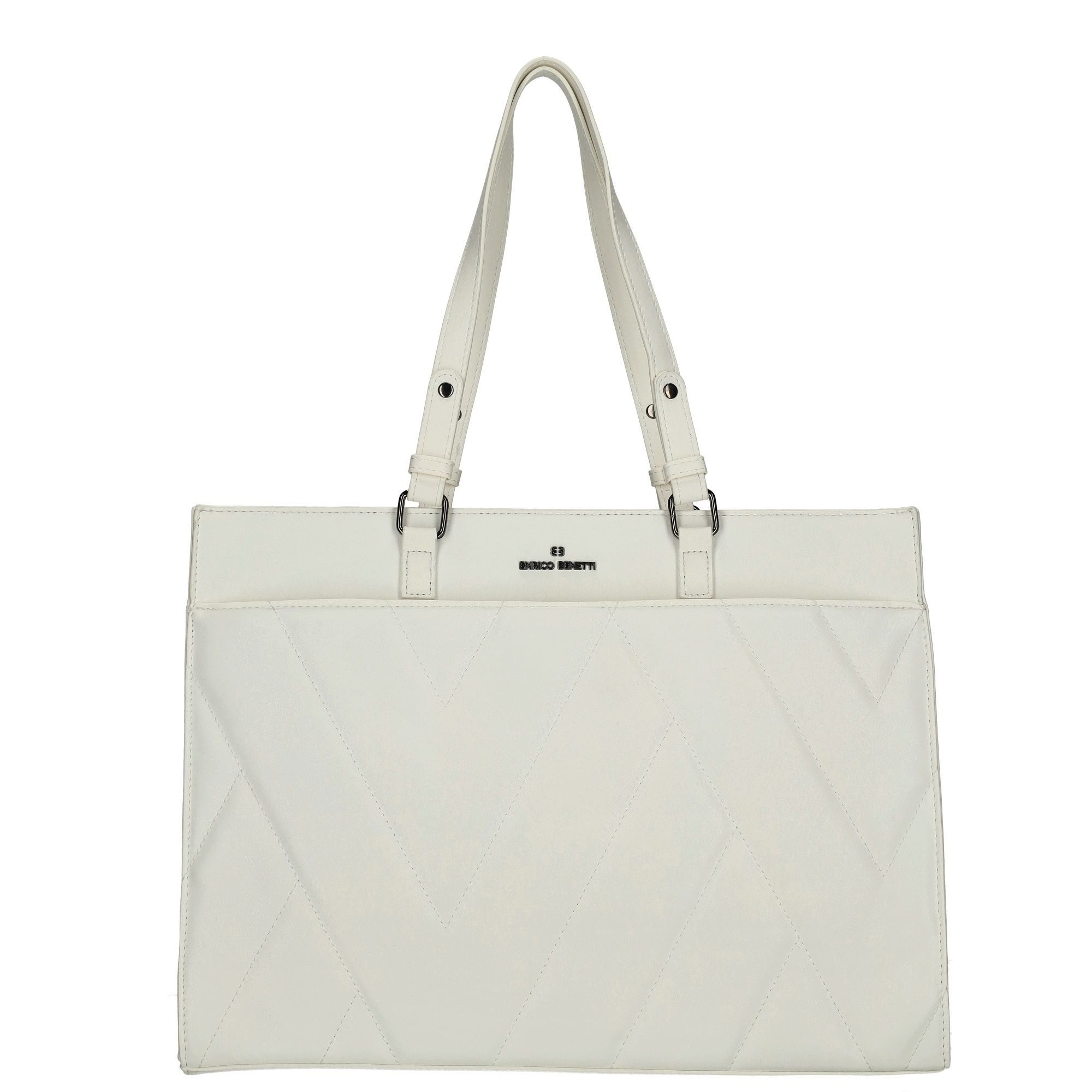 Christian Wippermann Umhängetasche Große Damen Tasche Schultertasche Bag Leder Optik (1 tlg), Handtasche