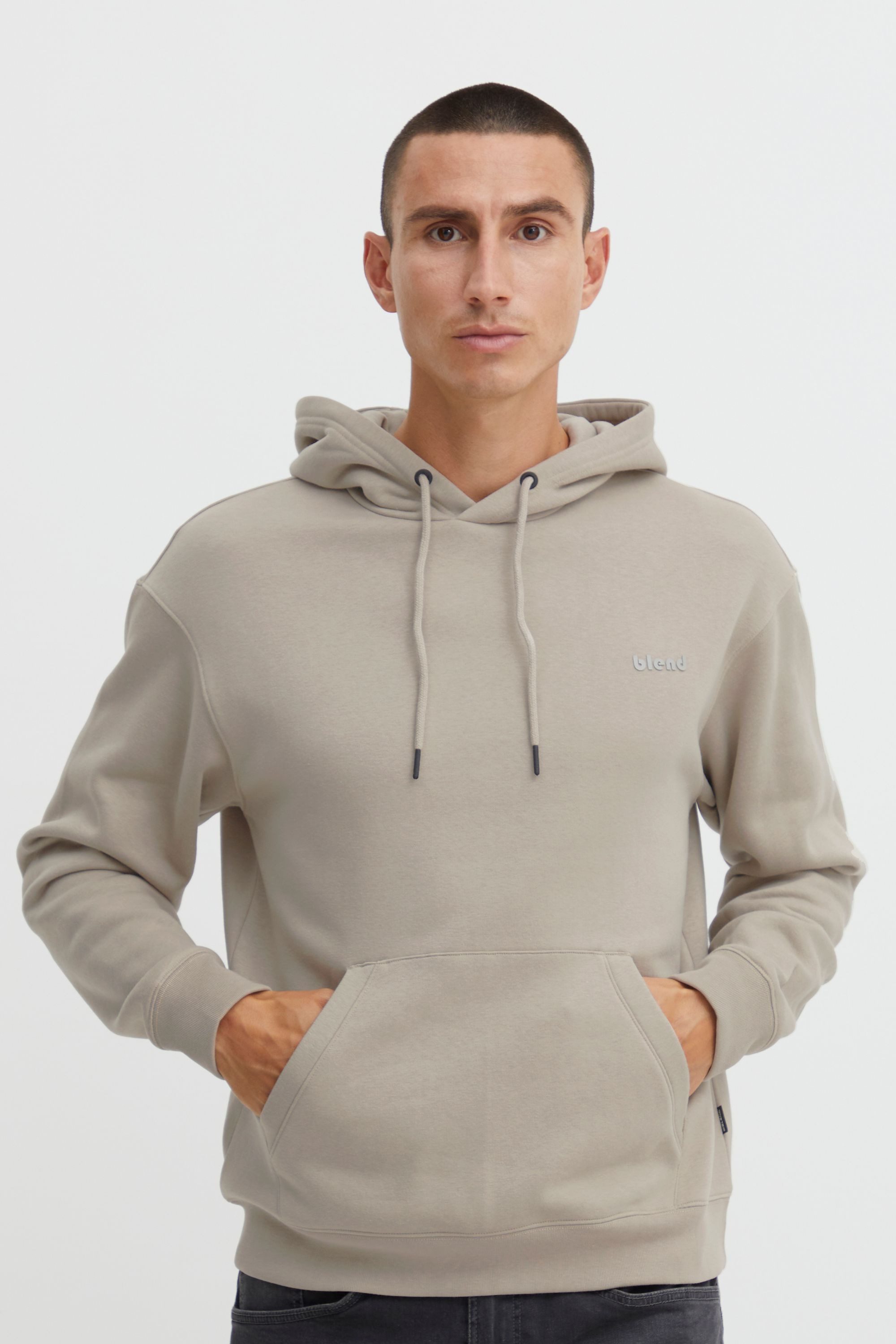 Blend Kapuzenpullover BHDownton Klassisches Sweatshirt mit Rundhalsausschni günstig online kaufen