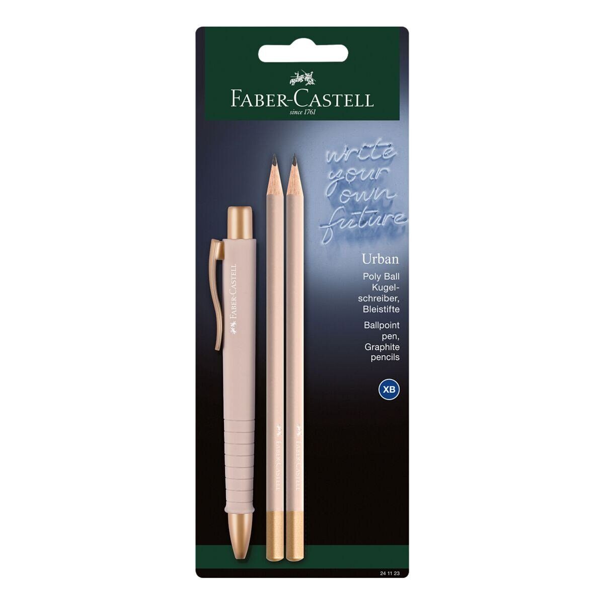 Faber-Castell Kugelschreiber Poly Ball Urban, Schreibset, dokumentenecht