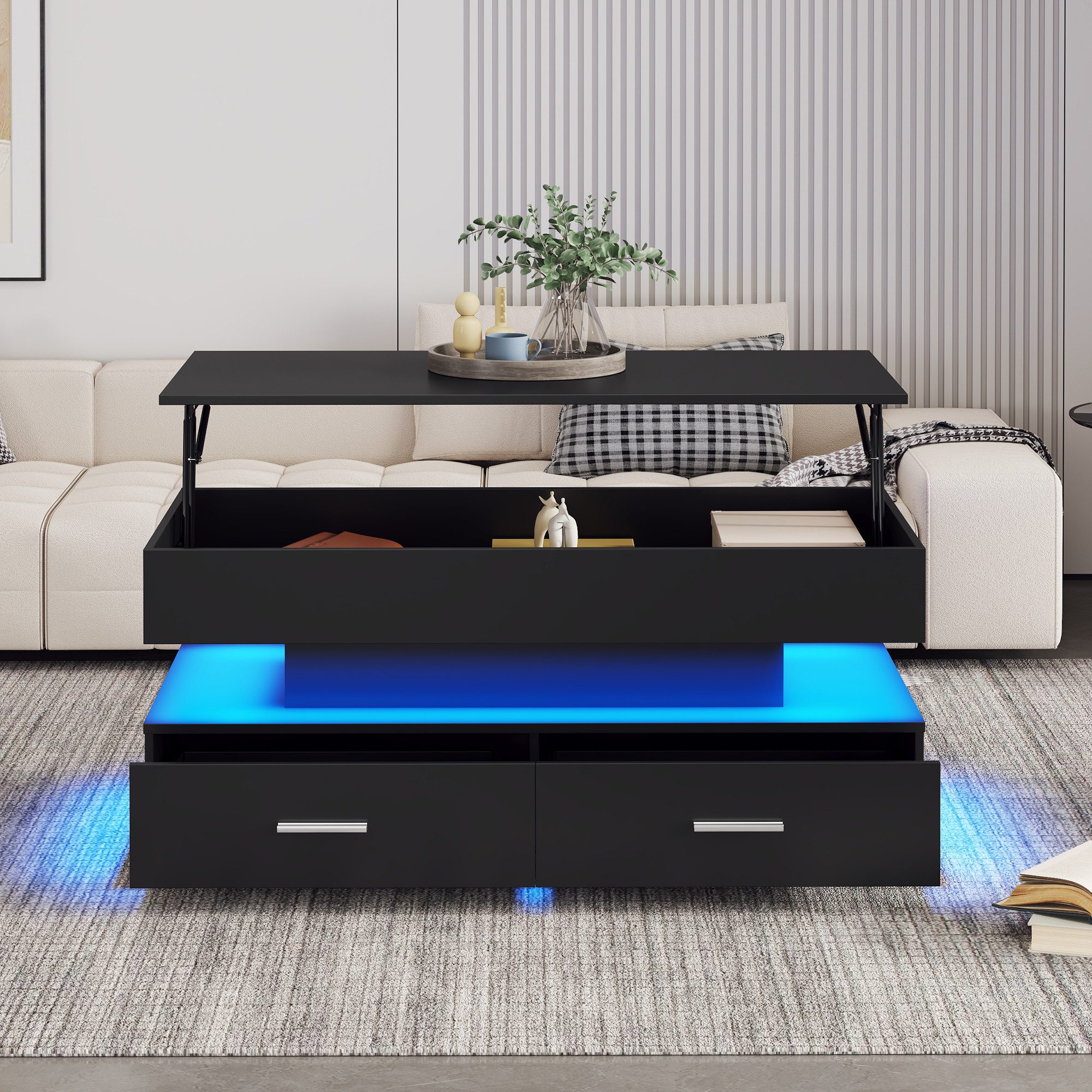 OKWISH Wohnzimmer-Set Wohnzimmertisch, (Beistelltisch, Sofatisch, 1-St., günstig online kaufen