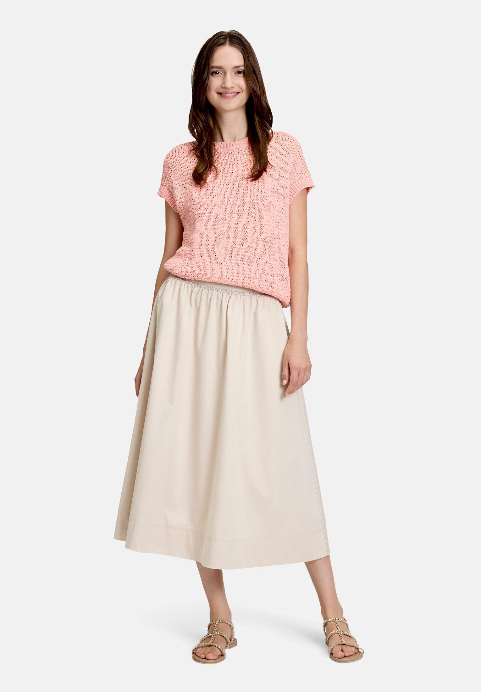 Betty&Co Midirock Damen mit elastischem Bund