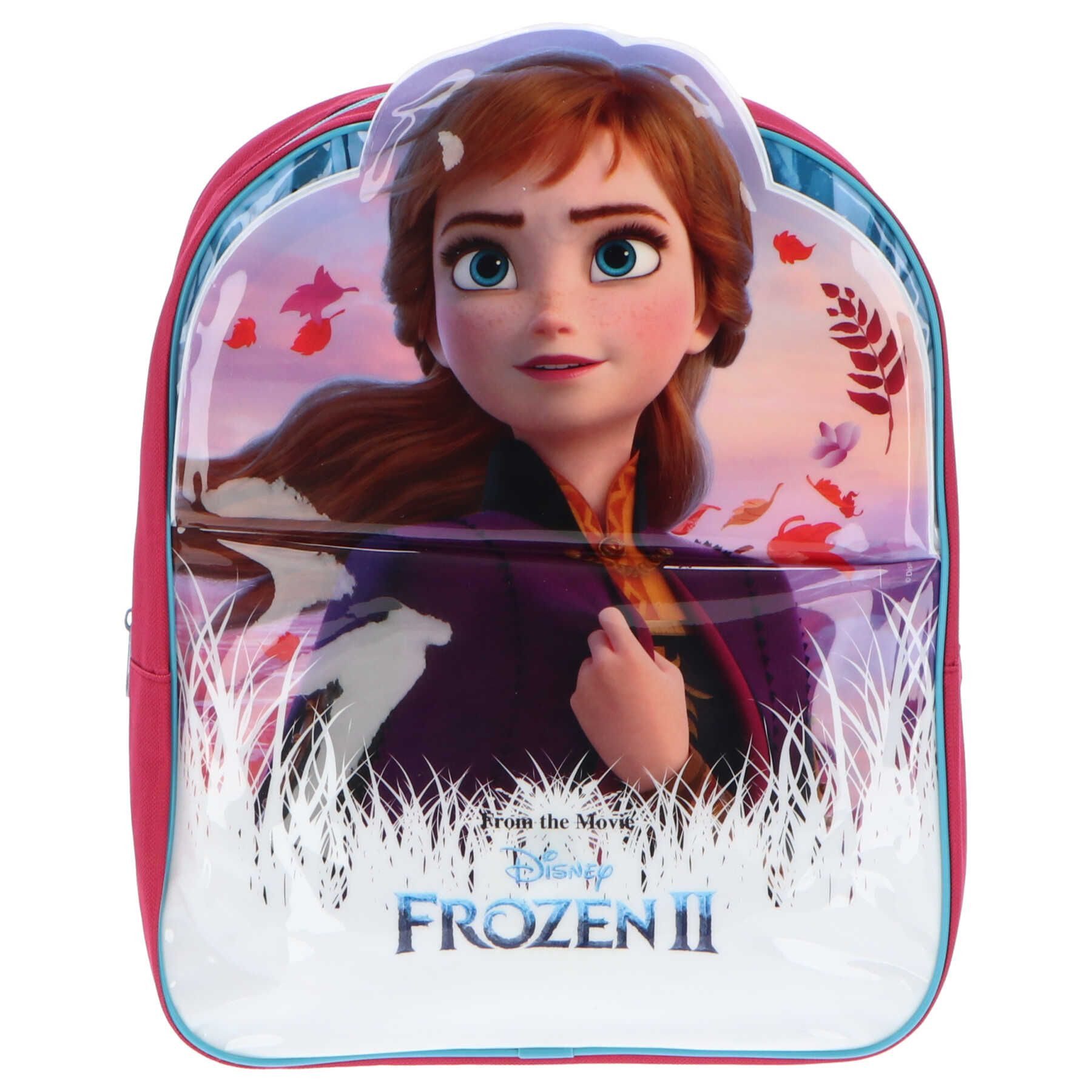Disney Frozen Rucksack Dreifach-Panel-Rucksack Schultasche mit drei Fächern