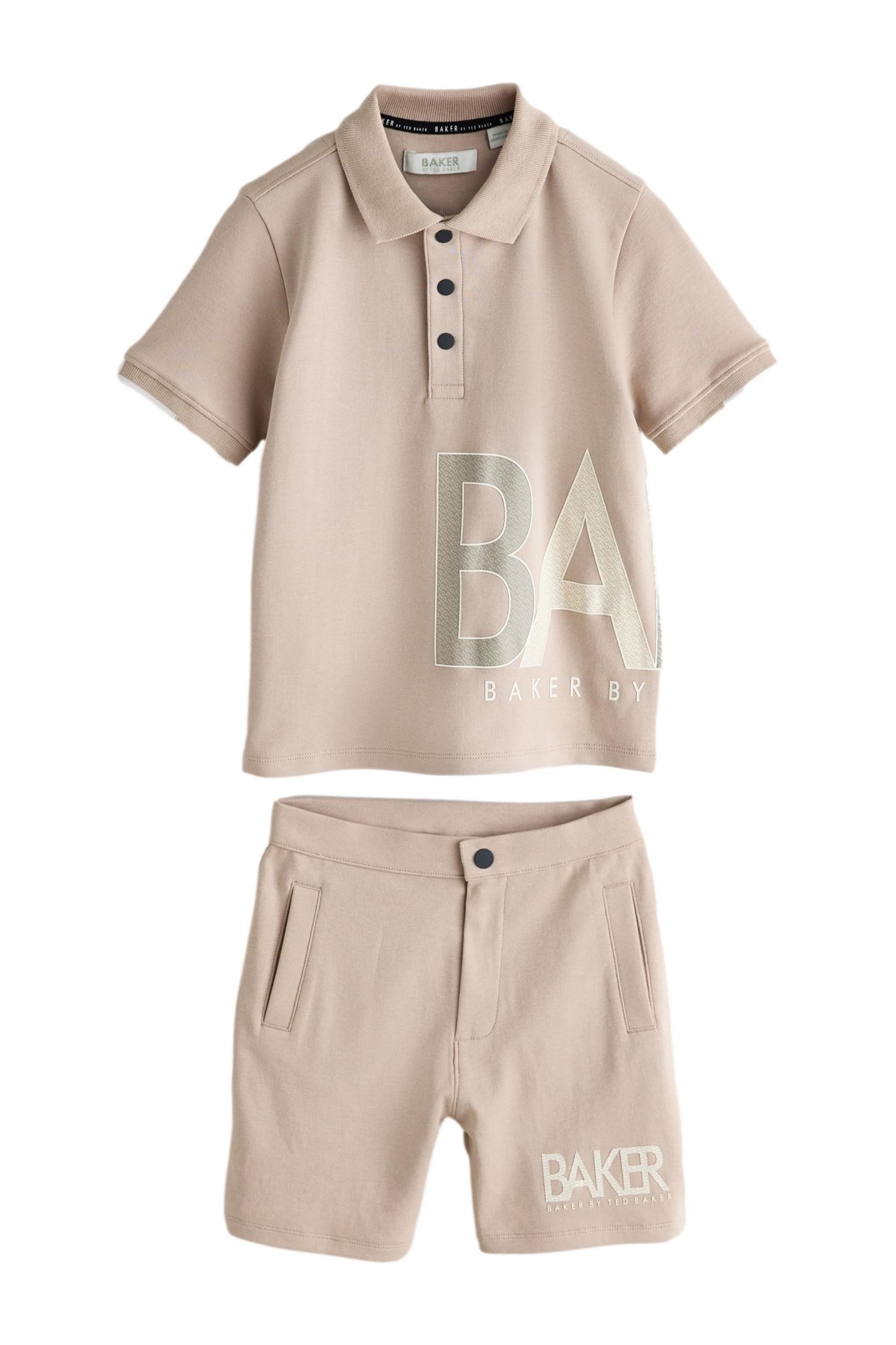 Shirt & Shorts Baker by Ted Baker Set mit Poloshirt und Shorts