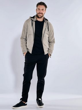 emilio adani Lederjacke Lederjacke mit abnehmbarer Kapuze