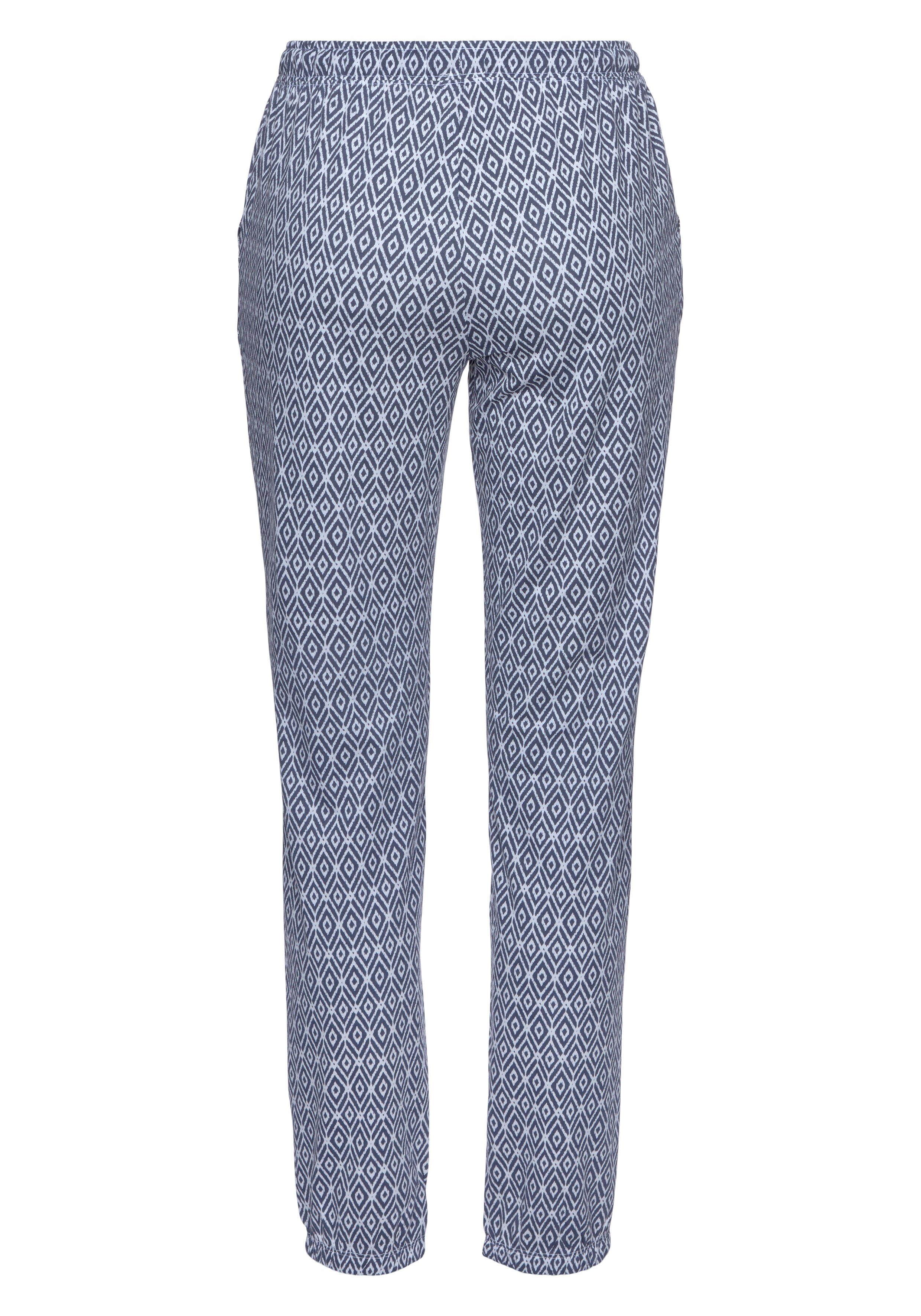 Vivance Dreams by Lascana Pyjamahose mit Alloverdruck – Bild 4 von 5