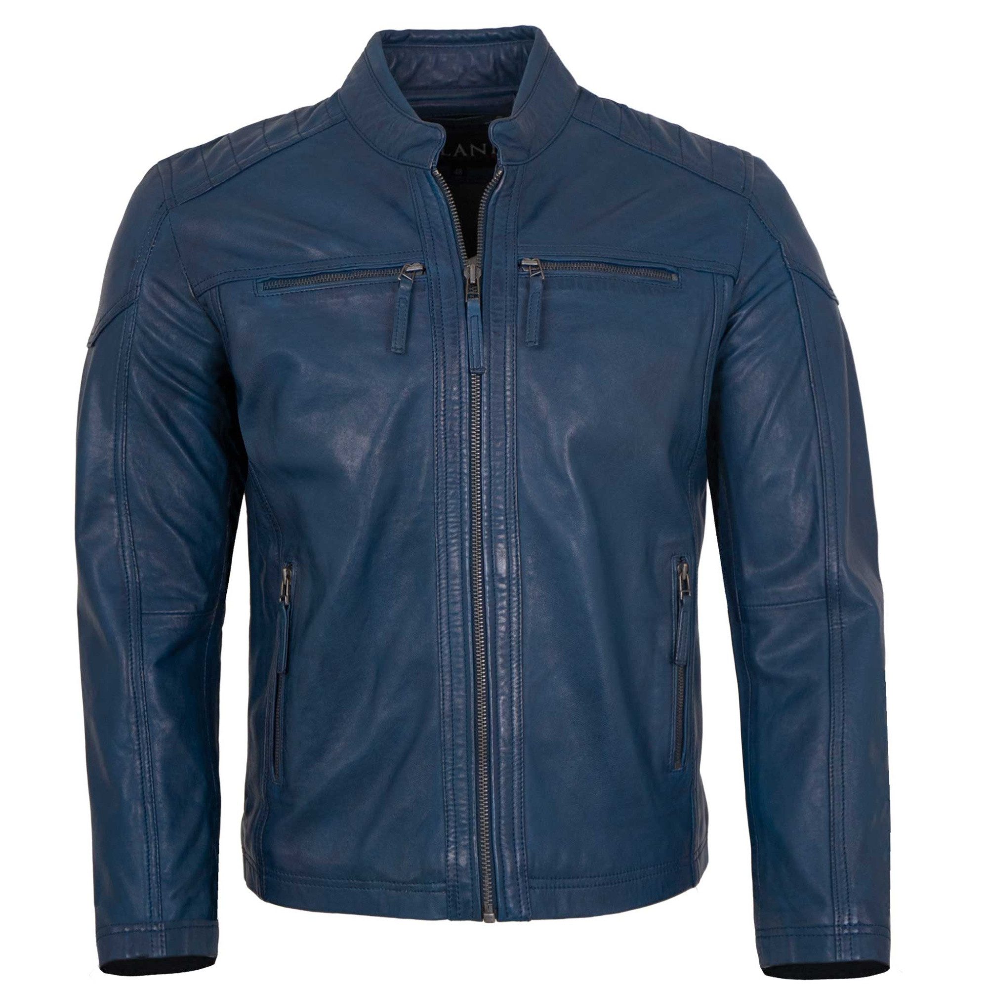 Jilani Lederjacke Michael Jilani Collection - Herren Lederjacke Lammnappa b günstig online kaufen