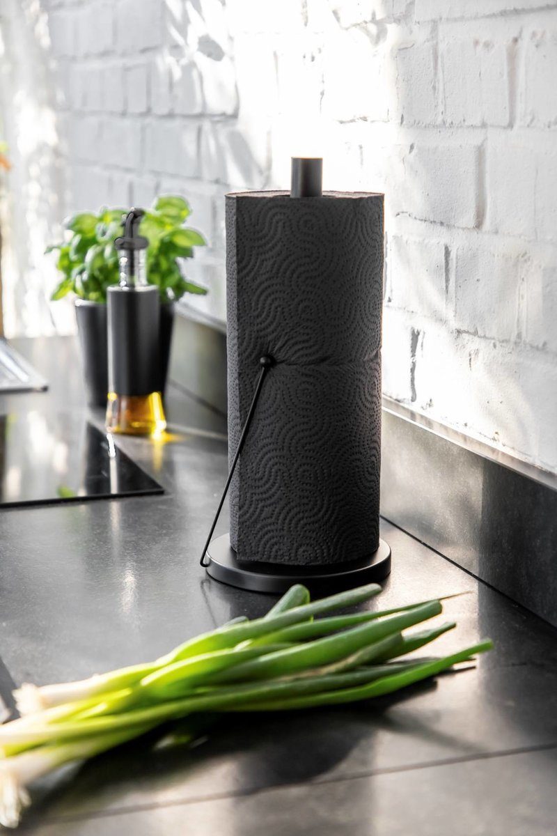 WENKO Küchenrollenhalter Küchenrollenhalter CLAYTON, Edelstahl, WENKO