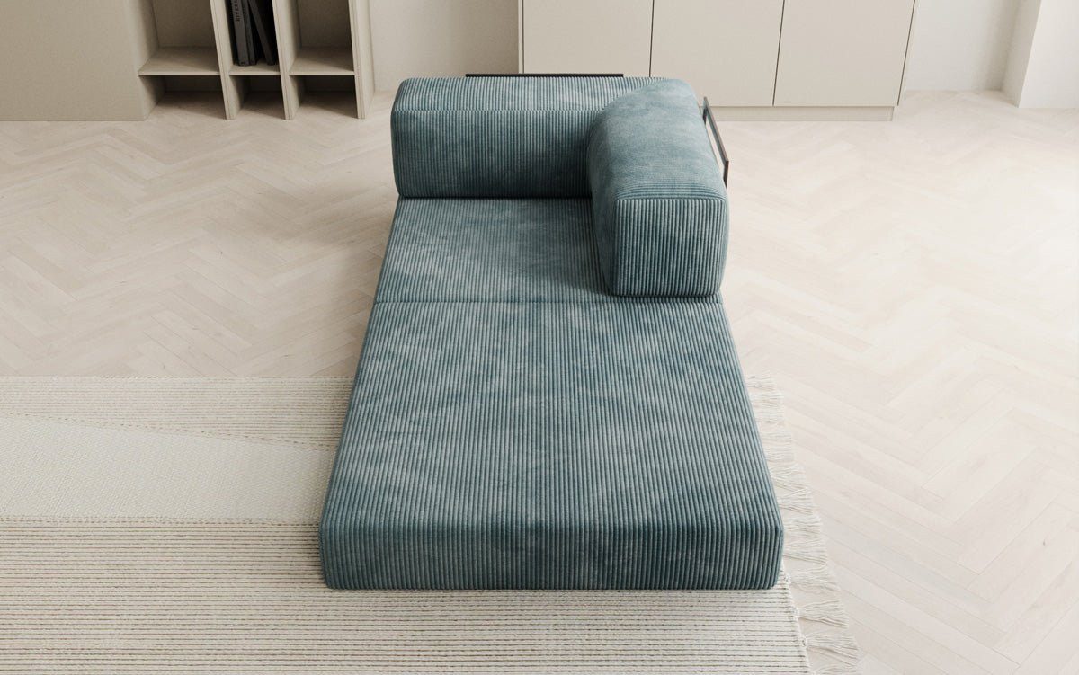 Luxusbetten24 Sessel Designer Sofa-Sessel Lazy, in Cord
