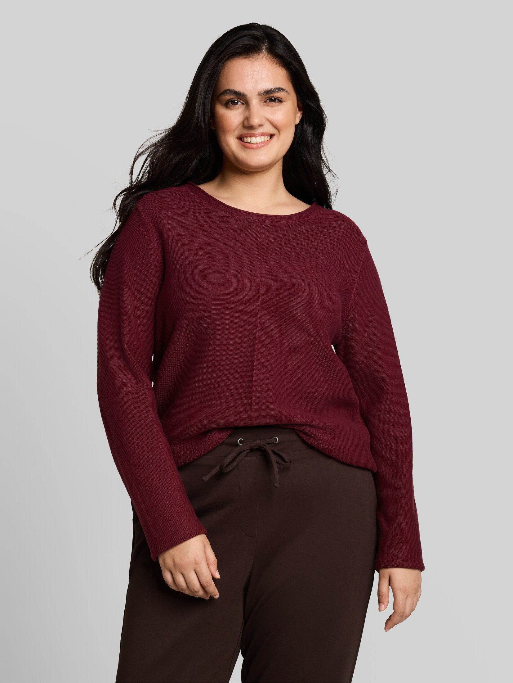 TOM TAILOR PLUS Strickpullover Pullover & Strickjacken Plus Size - Strickpullover aus Baumwolle