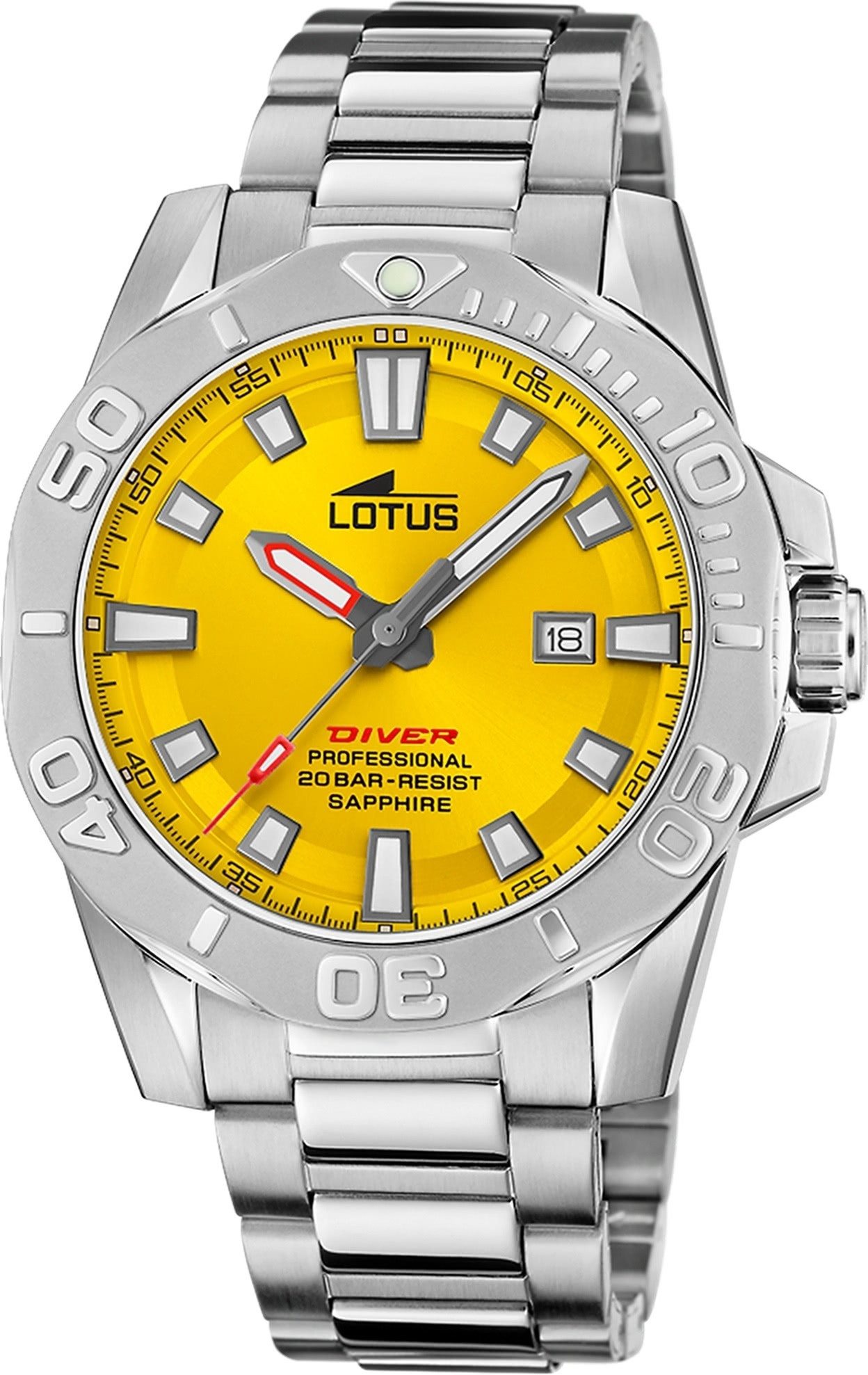 Quarzuhr Lotus Herrenuhr Edelstahl silber Lotus
