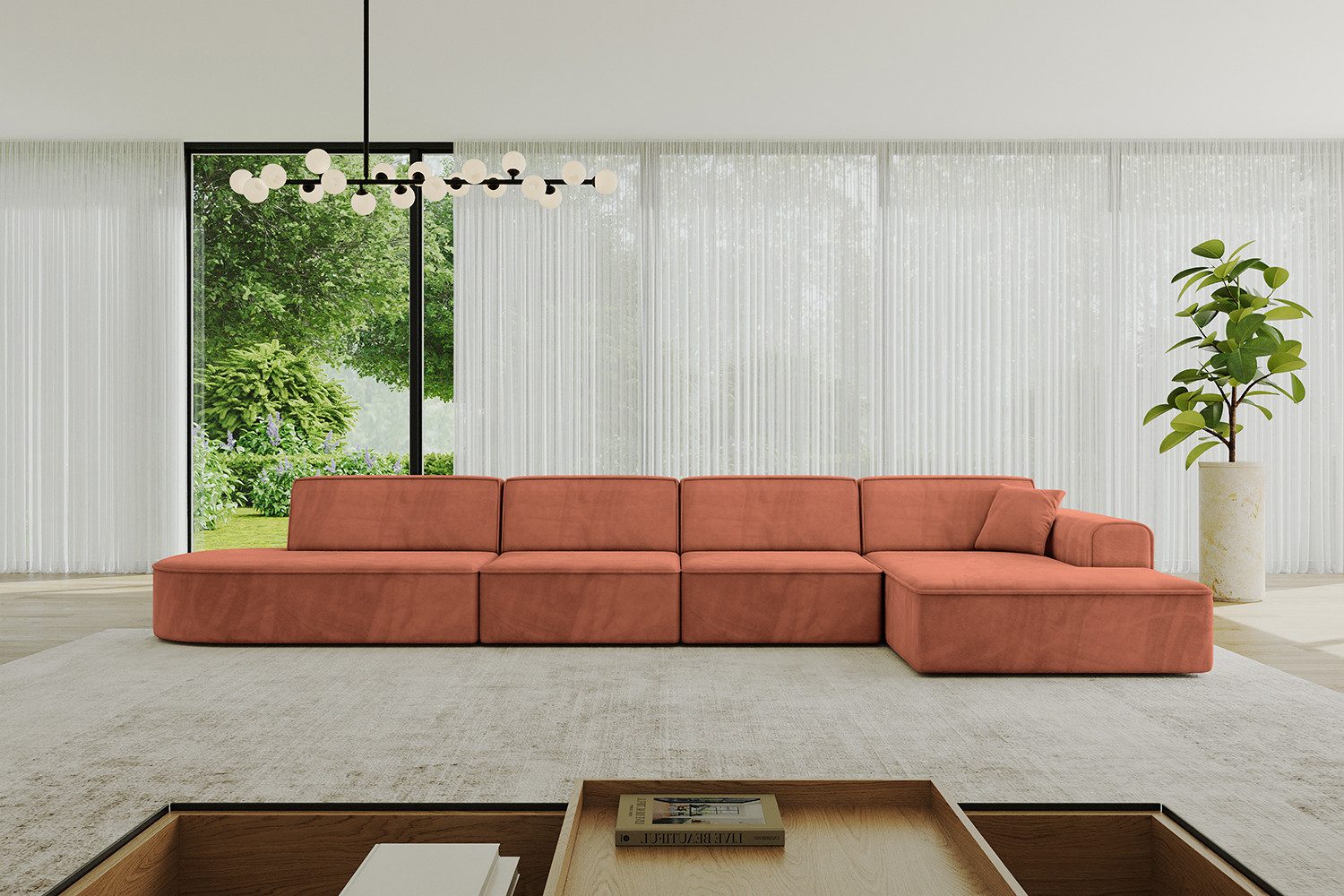 ALTDECOR Ecksofa IREA-L3-v3, Sofa Praktische Bequeme Funktionsecke Couch L-Form Eckcouch, Corner Sofa L-Form Vielseitige Sofa Wohnlandschaft Wohnzimmer