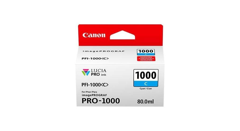 Canon Canon PFI-1000C Druckerpatrone Tintenpatrone cyan