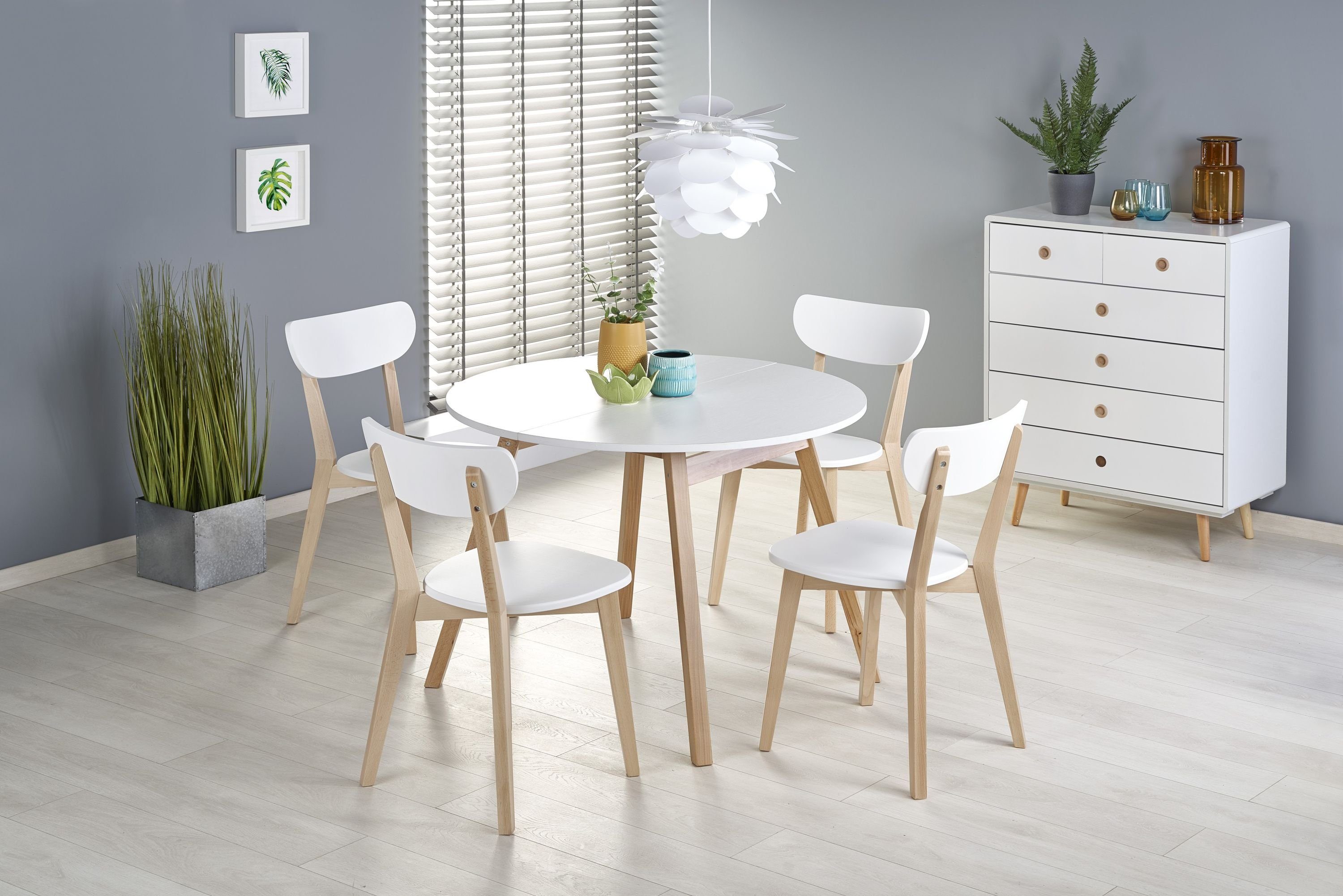 designimpex Esstisch Design HAR-111 Tisch Weiß günstig online kaufen