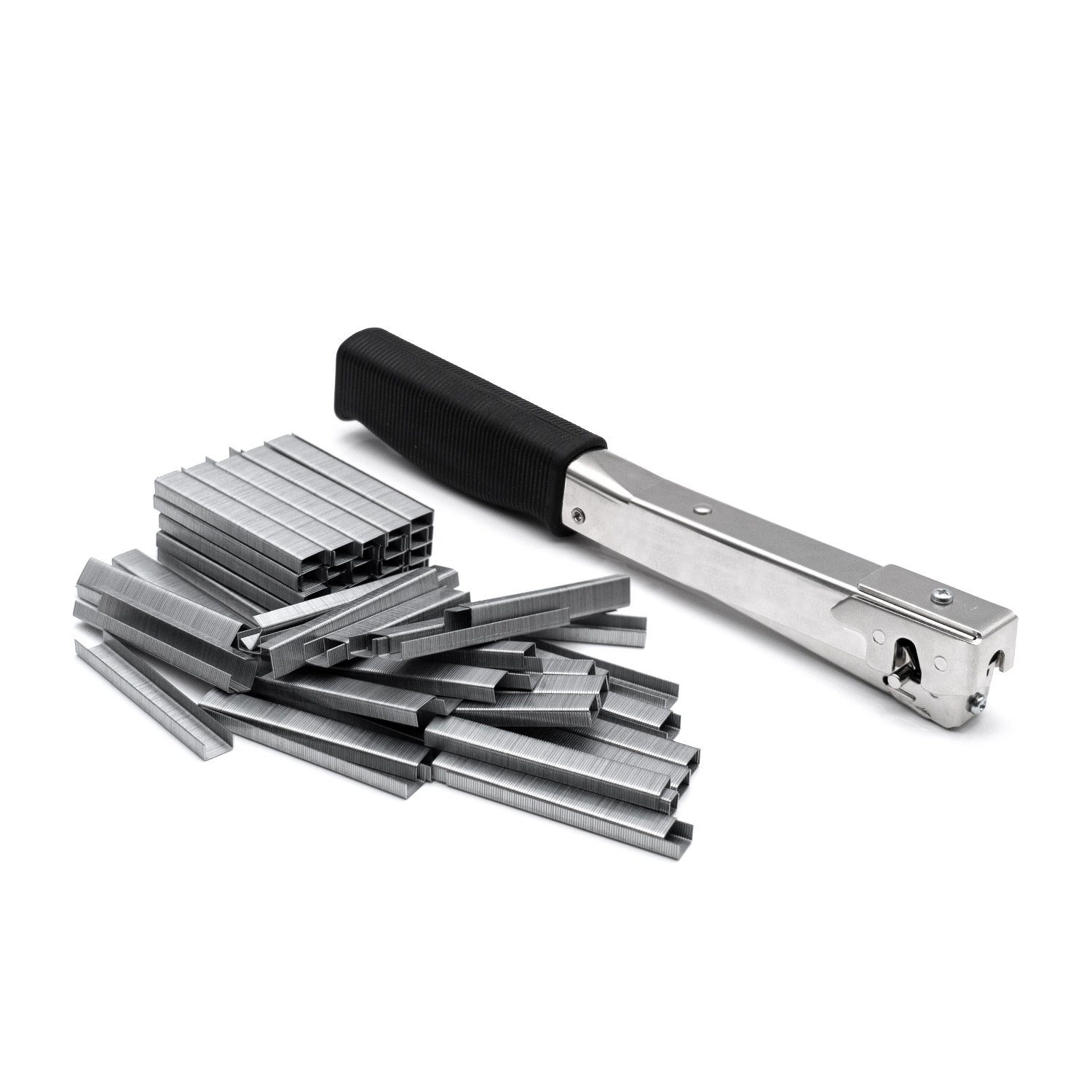 PARCO Hammertacker Hammertacker Typ 019 inkl. 10.000 Stück Heftklammern, Komplett aus Stahl gefertigt, Robuste Bauweise