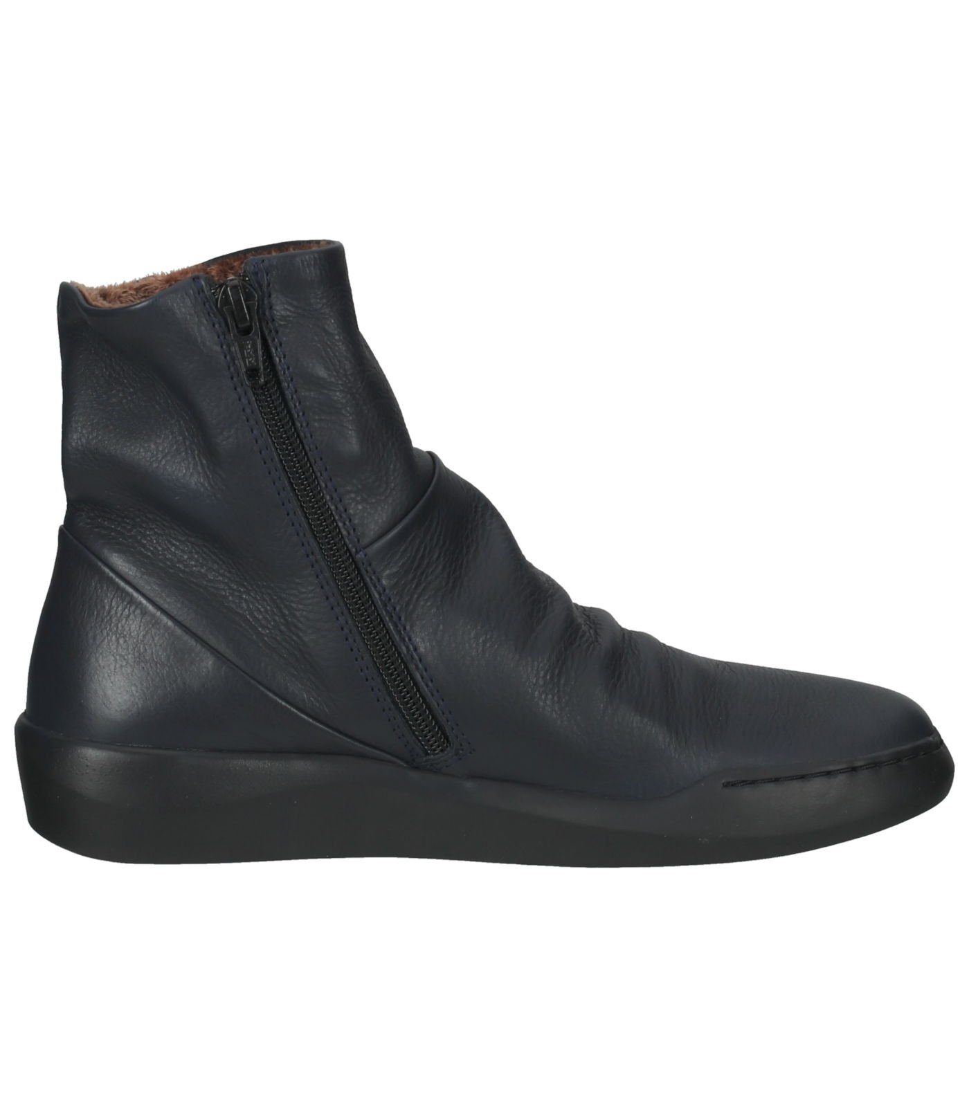 softinos Stiefelette Stiefelette Navy Leder