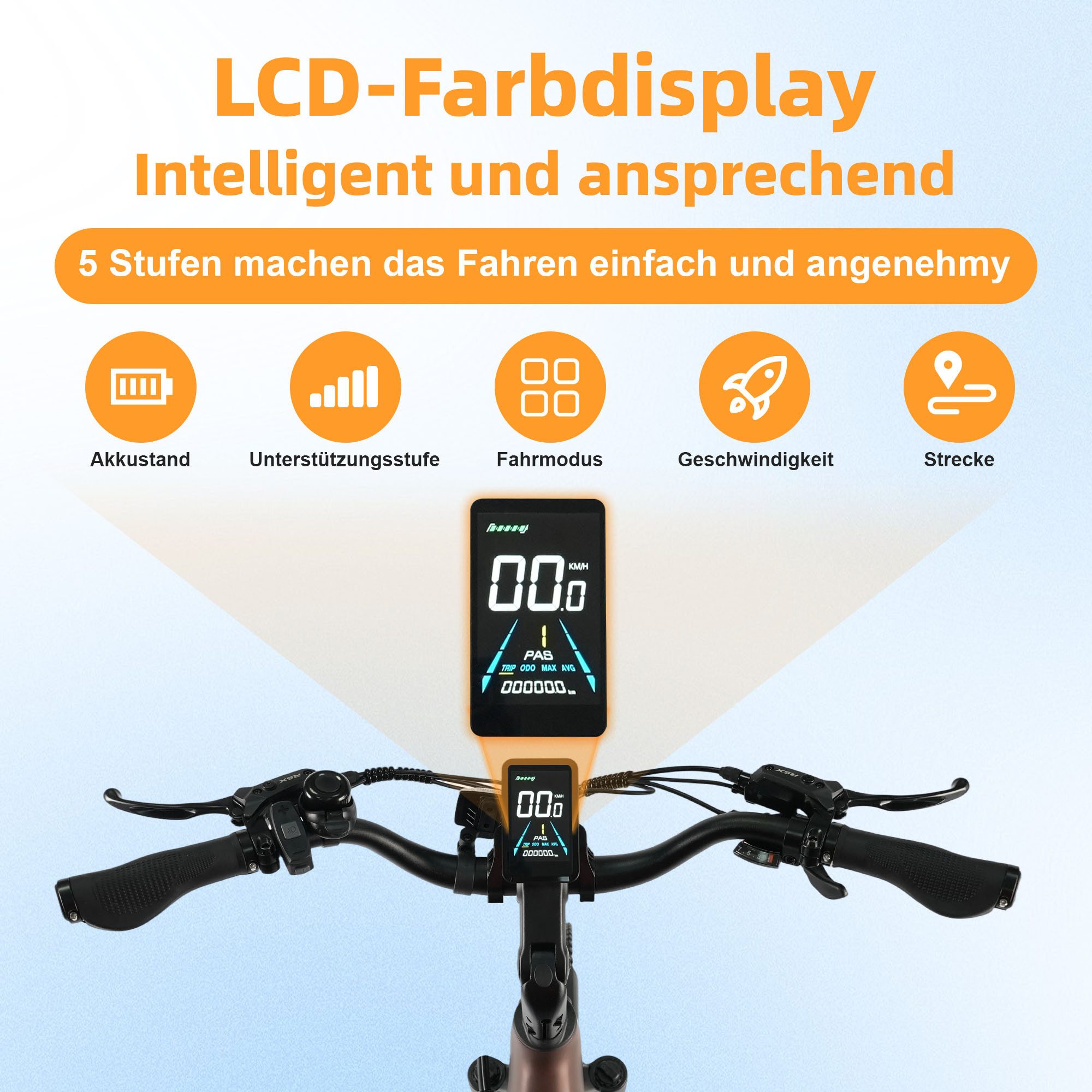 TTGO E-Bike Cityrad 28 Zoll, 70Nm Hinterradmotor, 120km, Z3, für Damen und Herren, 7 Gang SHIMANO, Kettenschaltung, Heckmotor, 720 Wh, 5 Stufen, LCD-Farbdisplay, Federsattelstütze, Elektrofahrrad, Pedelec