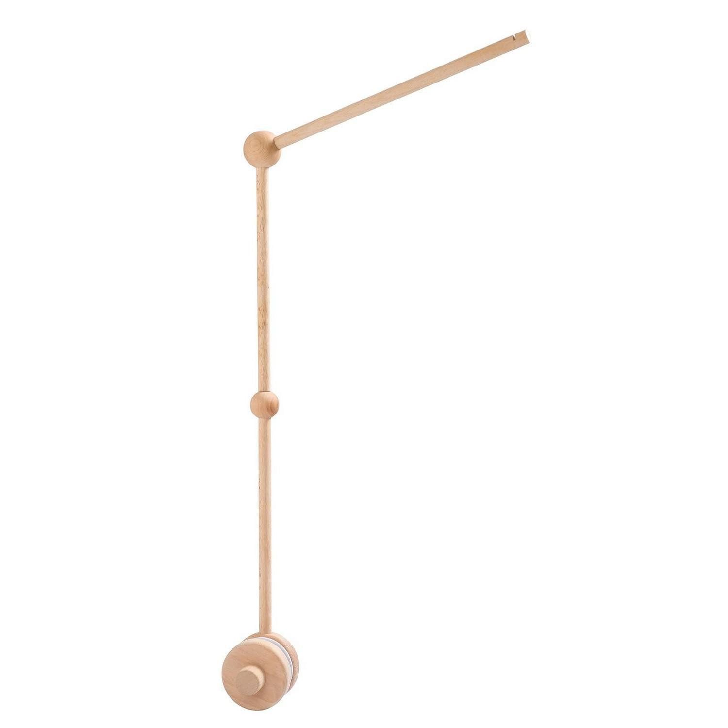 LuxusKollektion Mobile Mobile Halterung Holz Babybett Wickeltisch Spieluhr Beige