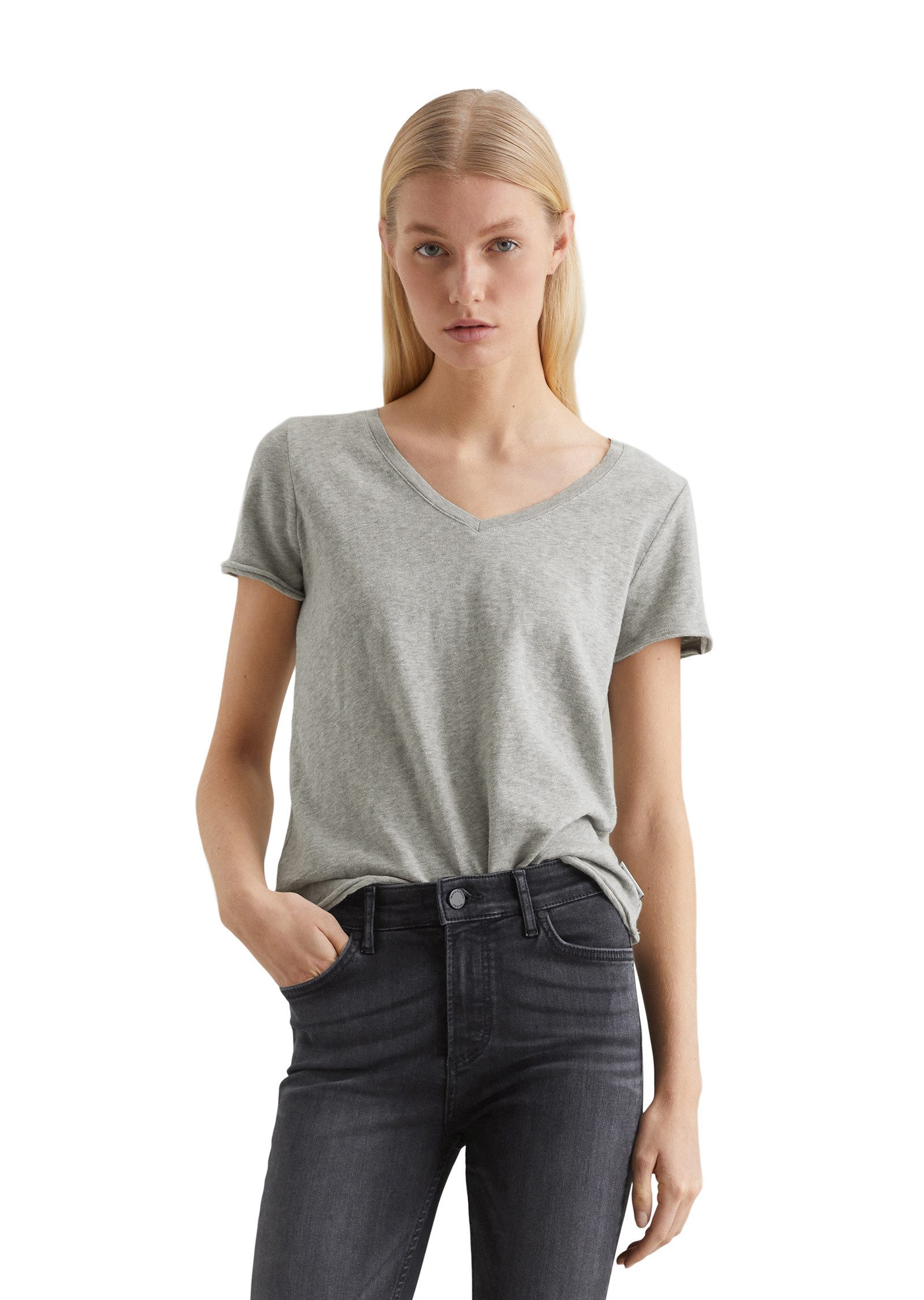 Marc O'Polo DENIM T-Shirt aus Organic Cotton Slub Jersey