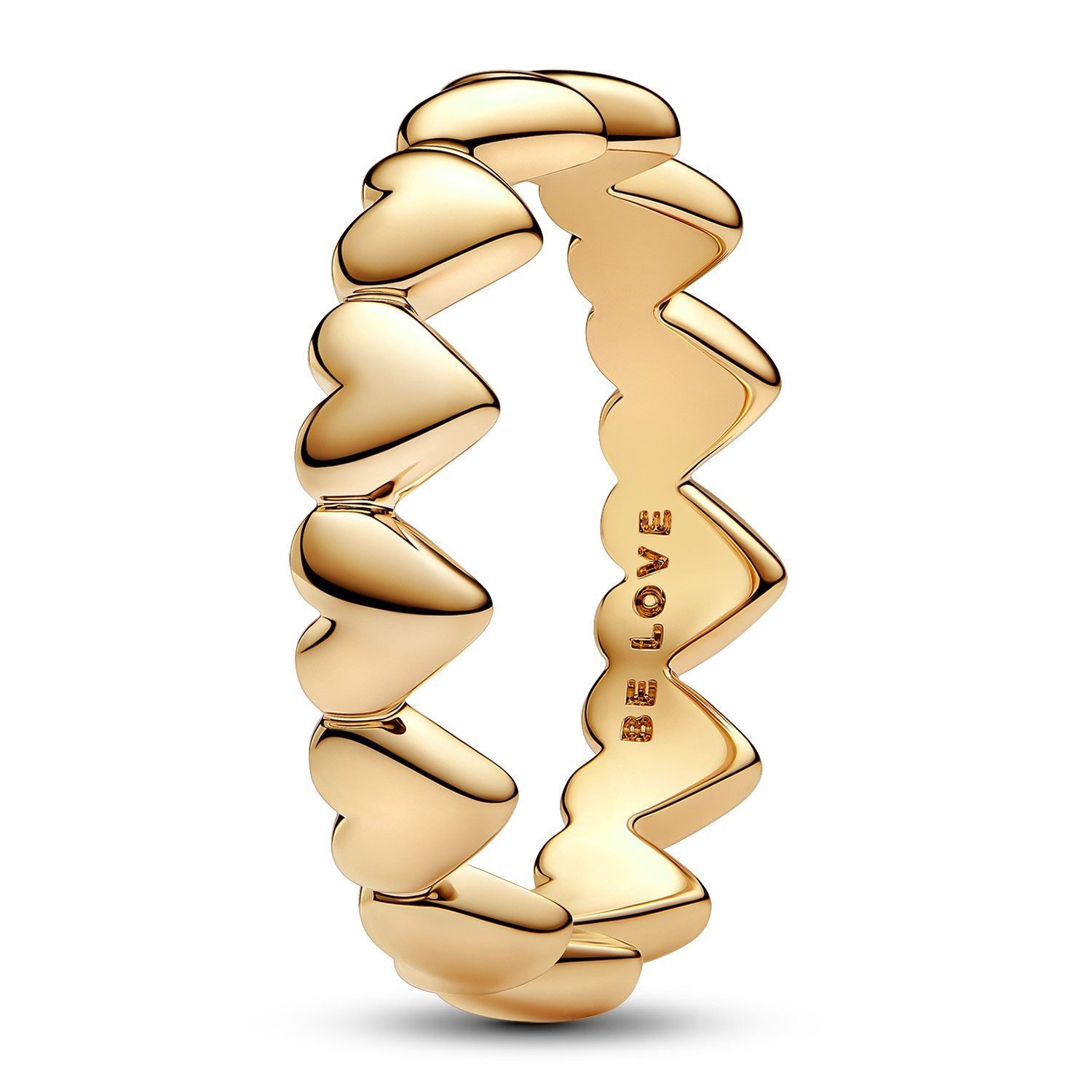 Pandora Fingerring Set Herzensreihe Zweifarbig günstig online kaufen