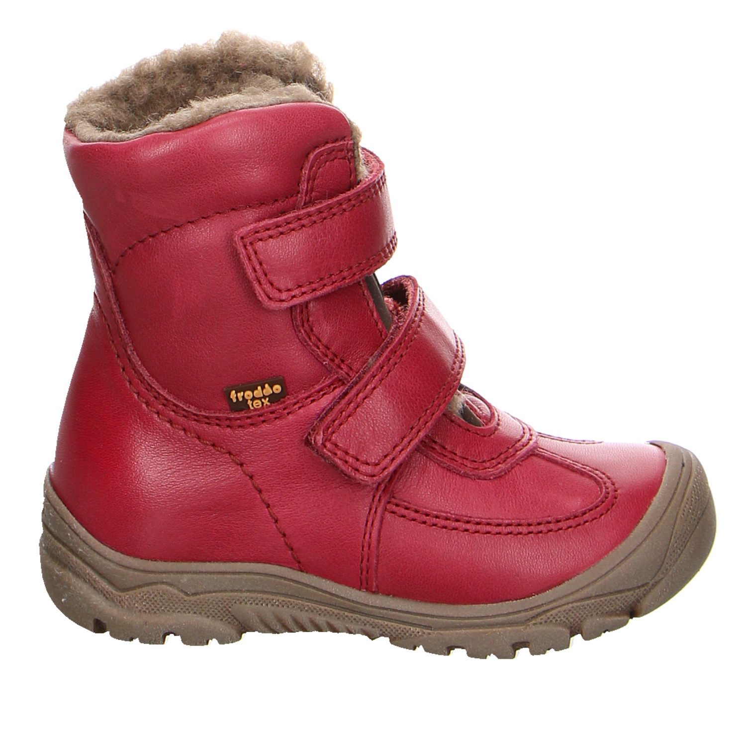 froddo® Froodo G3160153-6 Leder Klettstiefel Winter Mädchen rot Winterstiefelette