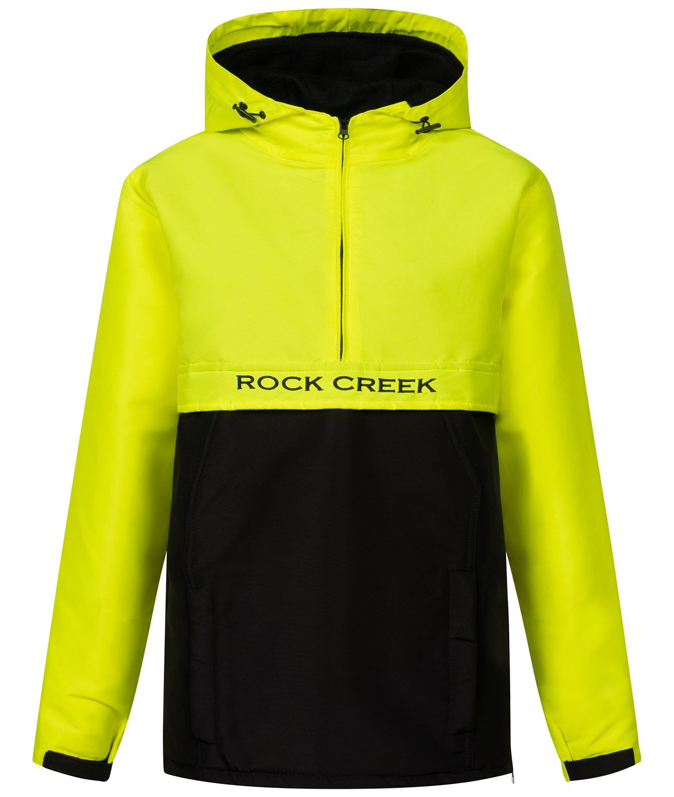 D-477 Creek Damen Neongelb Windbreaker Windbreaker Anorak Rock